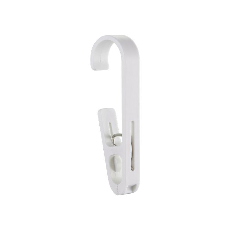 5PC Laundry Hooks with Clips Hanger Closet Organizer Clamps Socks Boot Bras — image 1