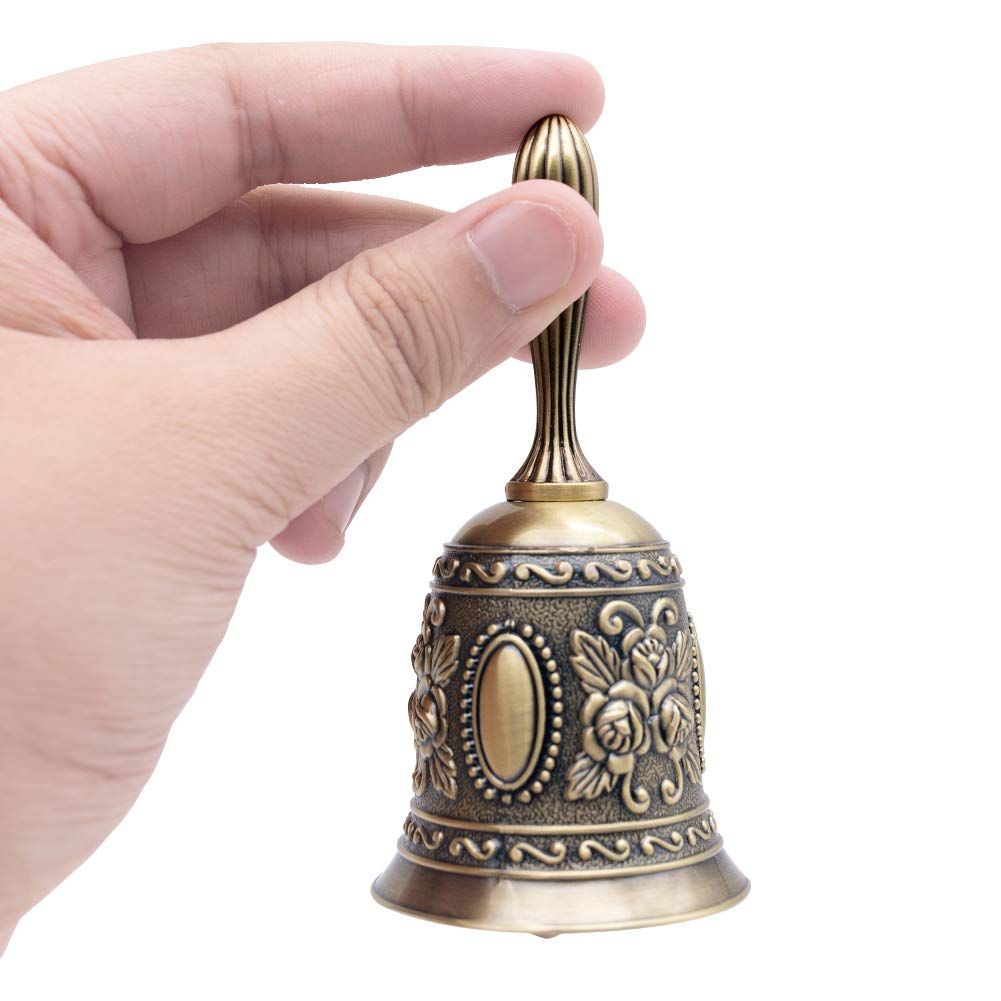 Hand Bell Call Bell Brass Wedding Bells Christmas Bells Hand Held Bell view 3