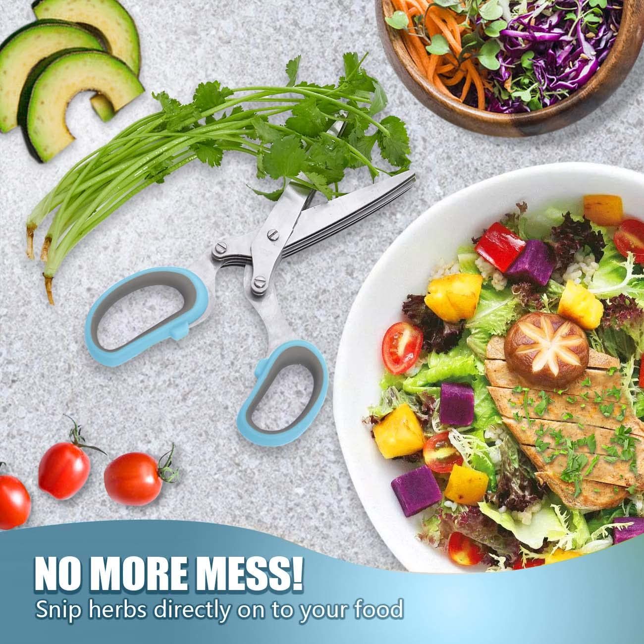 Salad Scissors with blades and Cover view 5