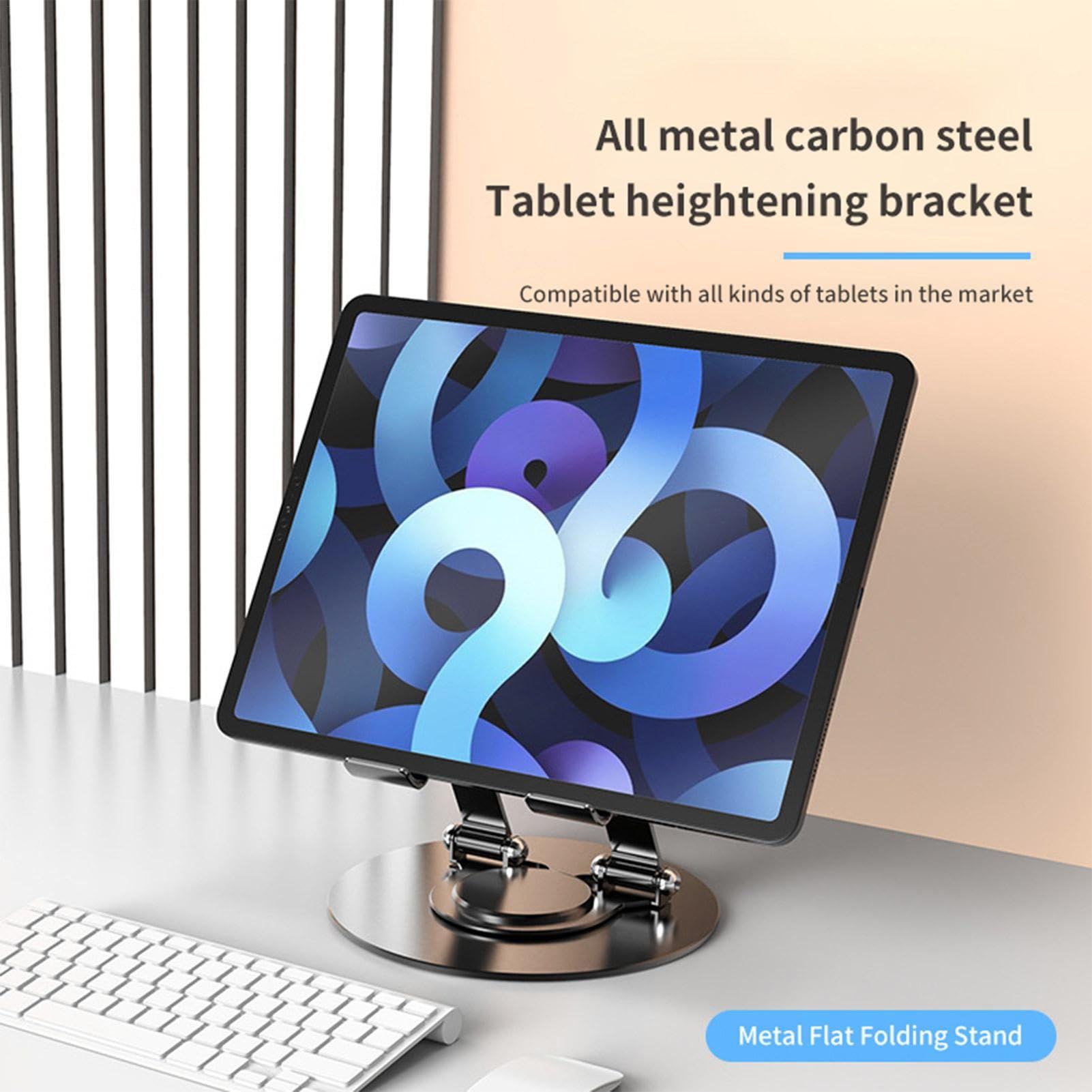 Tablet Stand, Adjustable Thick Phone Case Stand Compatible with All Mobile view 4