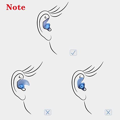 3pc Ear Plugs,Ear Protection， Soft Silicone Earplugs Diving Anti-Noise Swim view 3