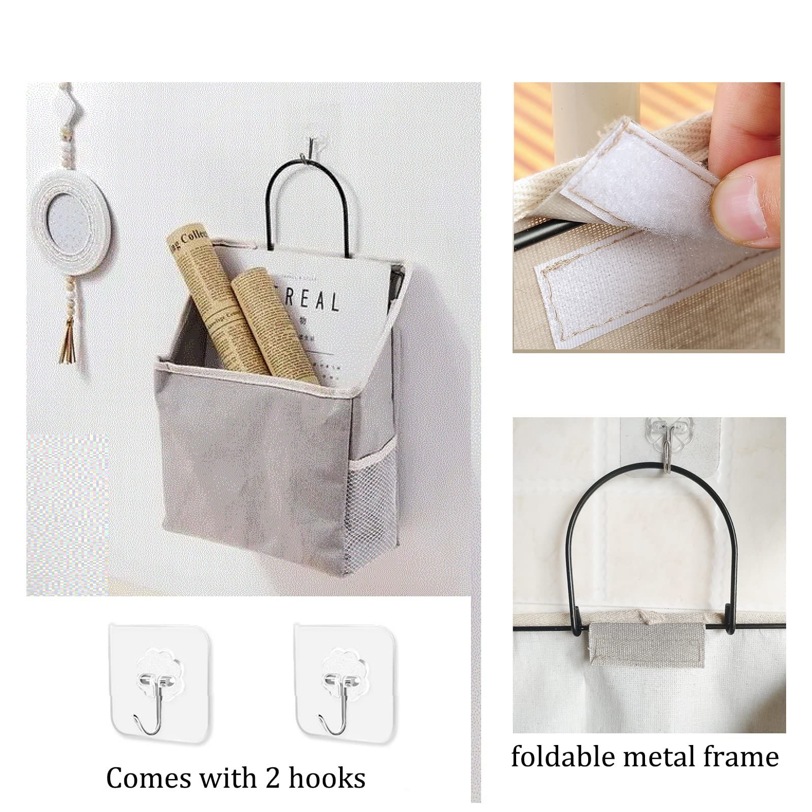 2 pc Wall Hanging Storage Bag view 4