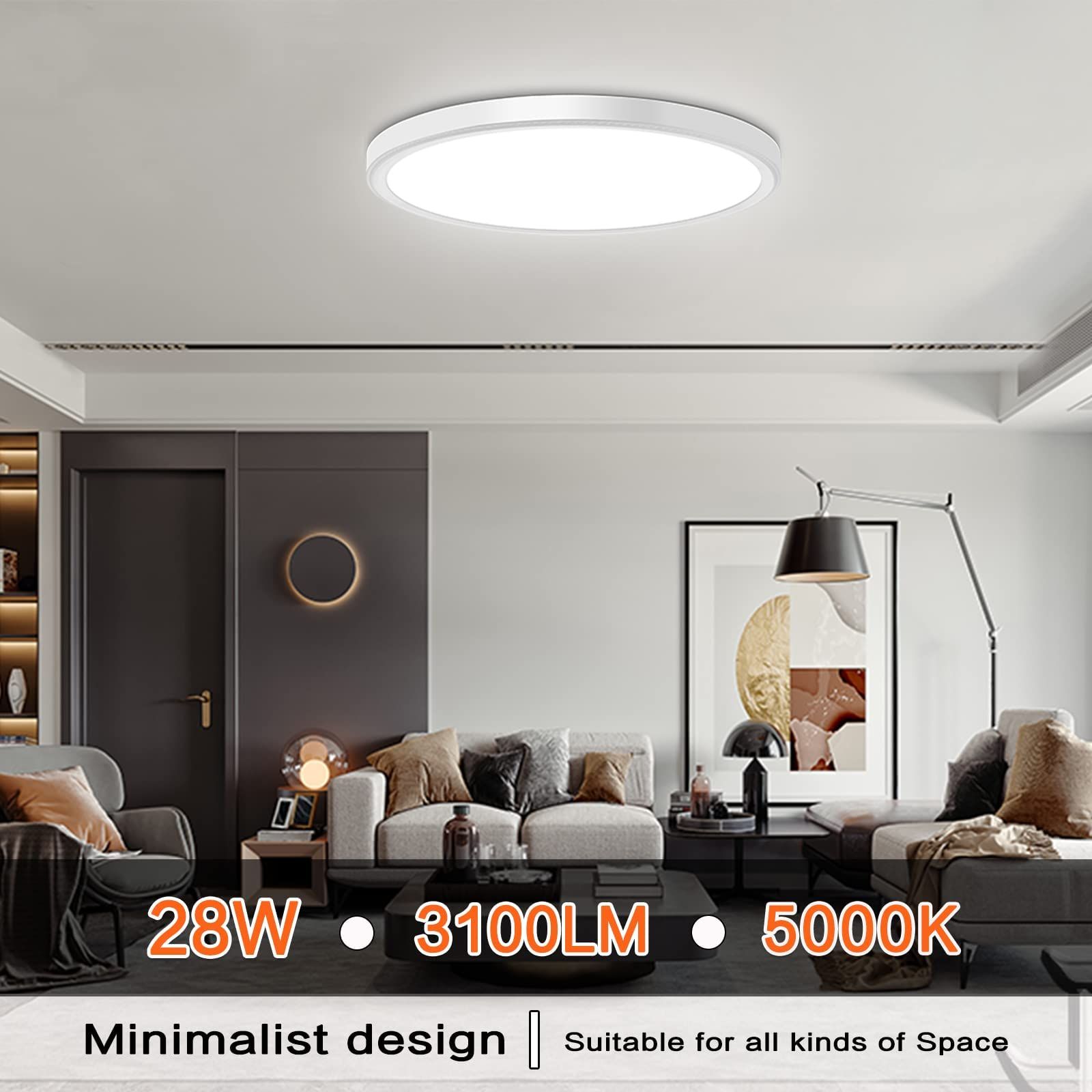 Flush Mount Ceiling Light view 3