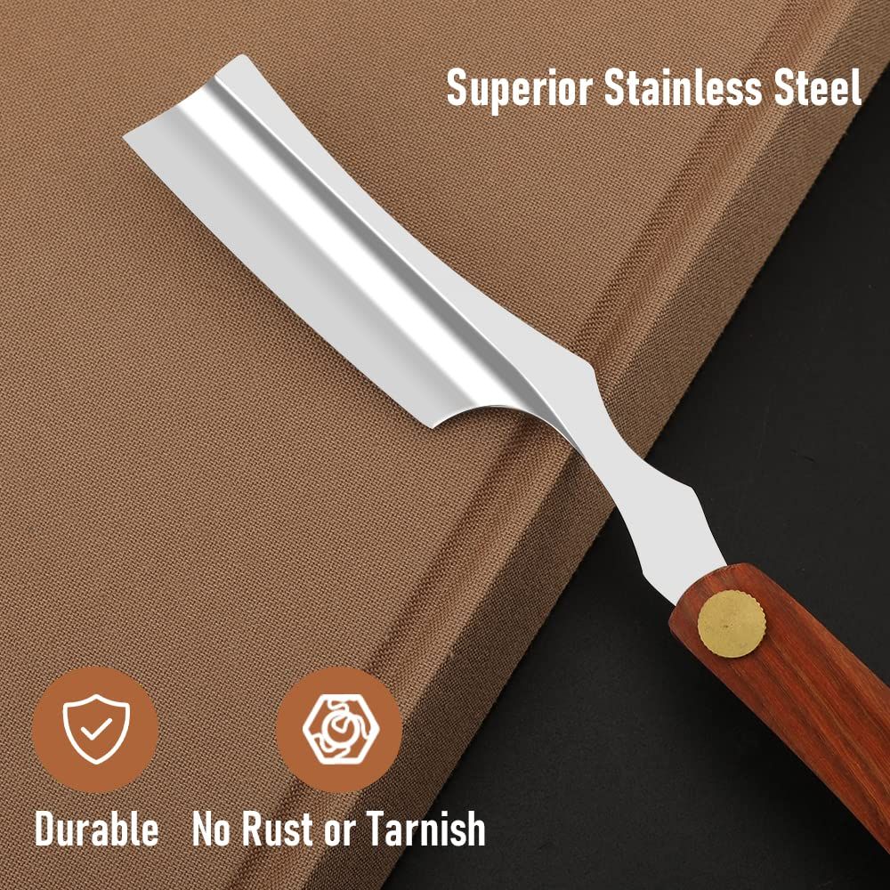 Straight Razor with Strope - Professional Straight Edge Barber Razor Premium view 5
