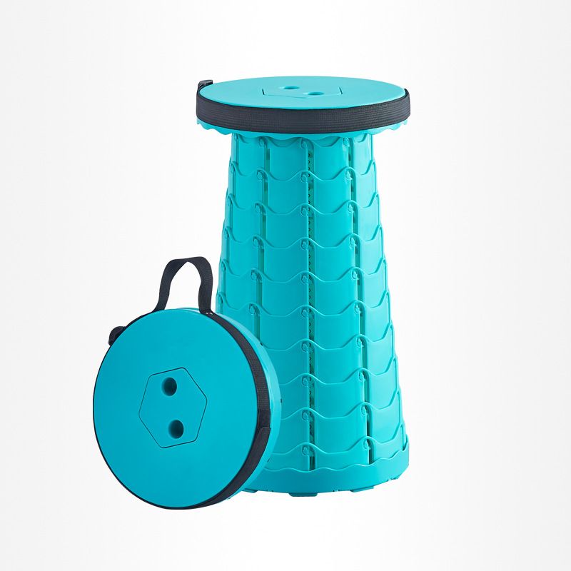 Portable Retractable Folding Telescoping Foldable Camping Stool Holds for