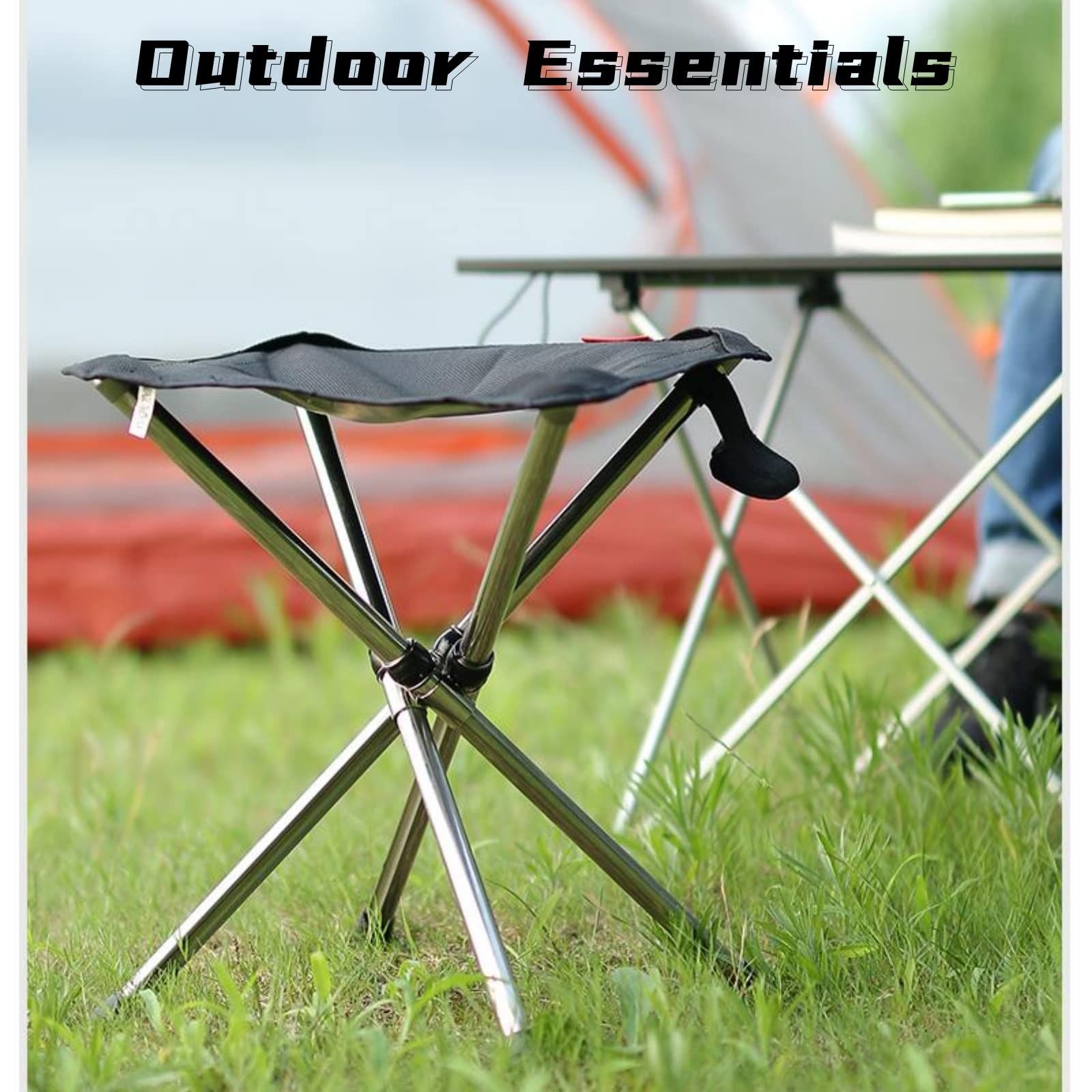 Outdoor Camping Stool Portable Folding Stool Camping Stool Small Retractable view 2