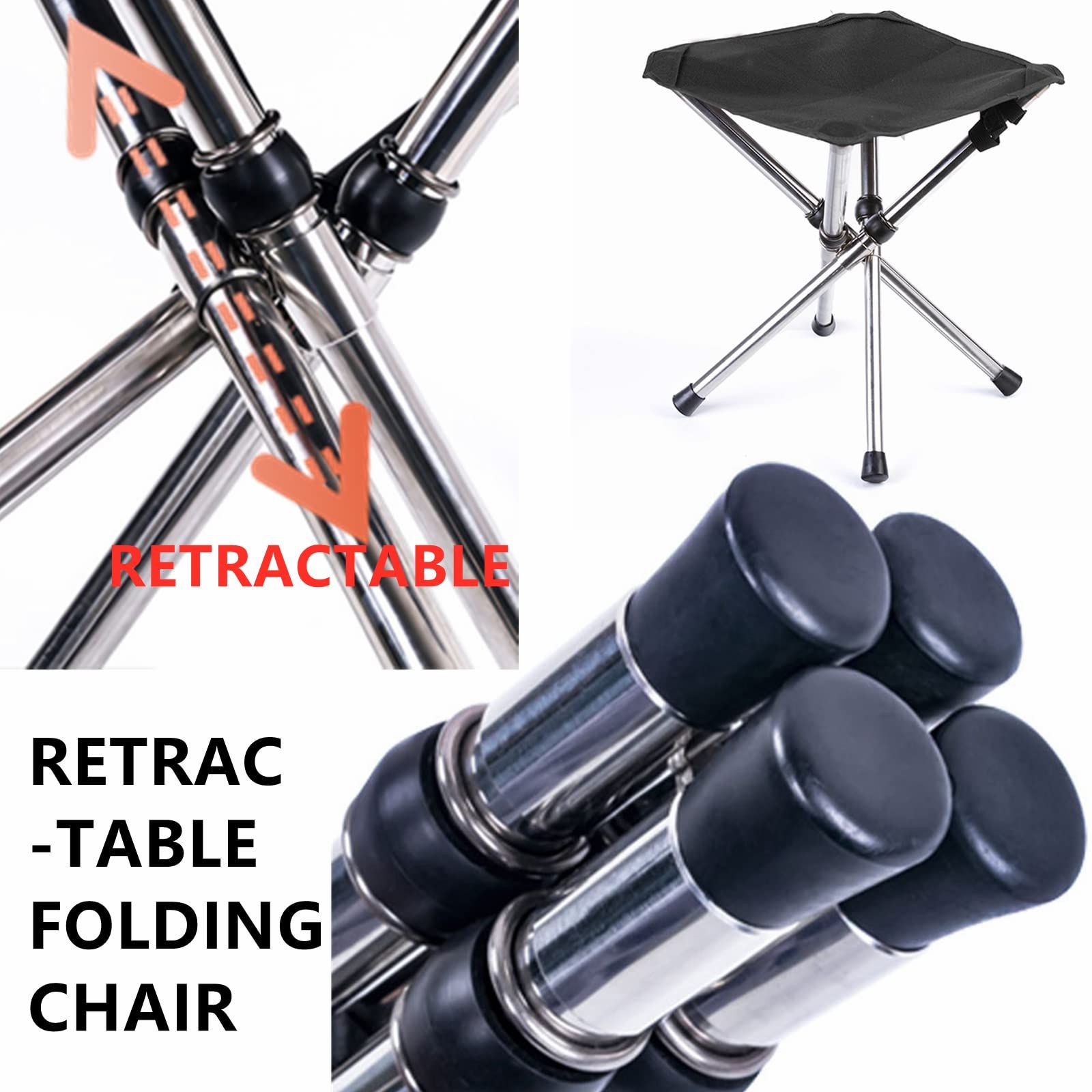 Outdoor Camping Stool Portable Folding Stool Camping Stool Small Retractable view 5