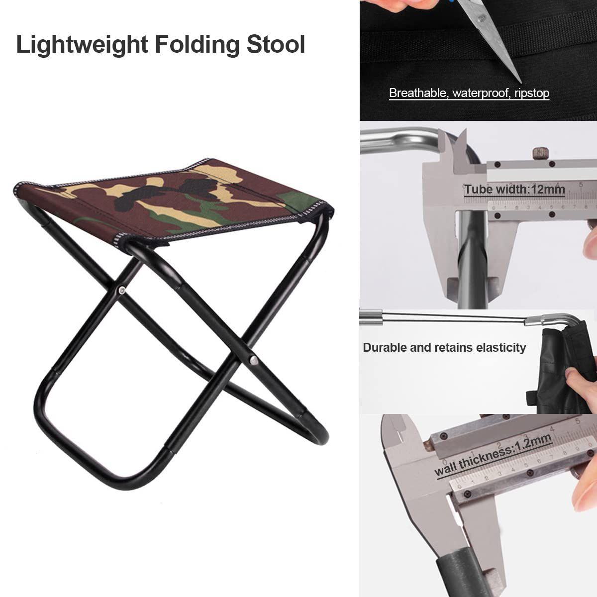 Mini Portable Folding Stool view 3