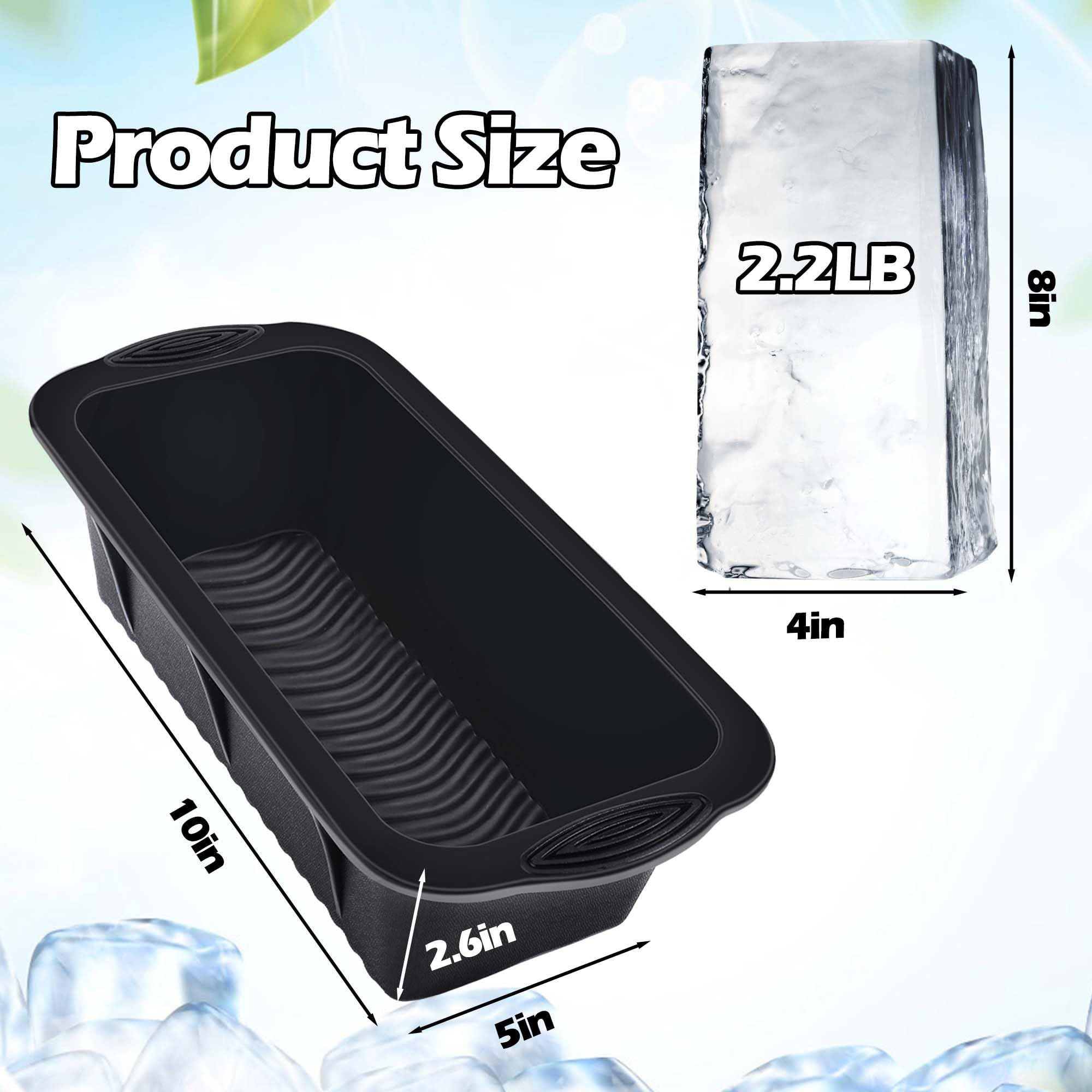2pc Extra Large Ice Block Mold view 2