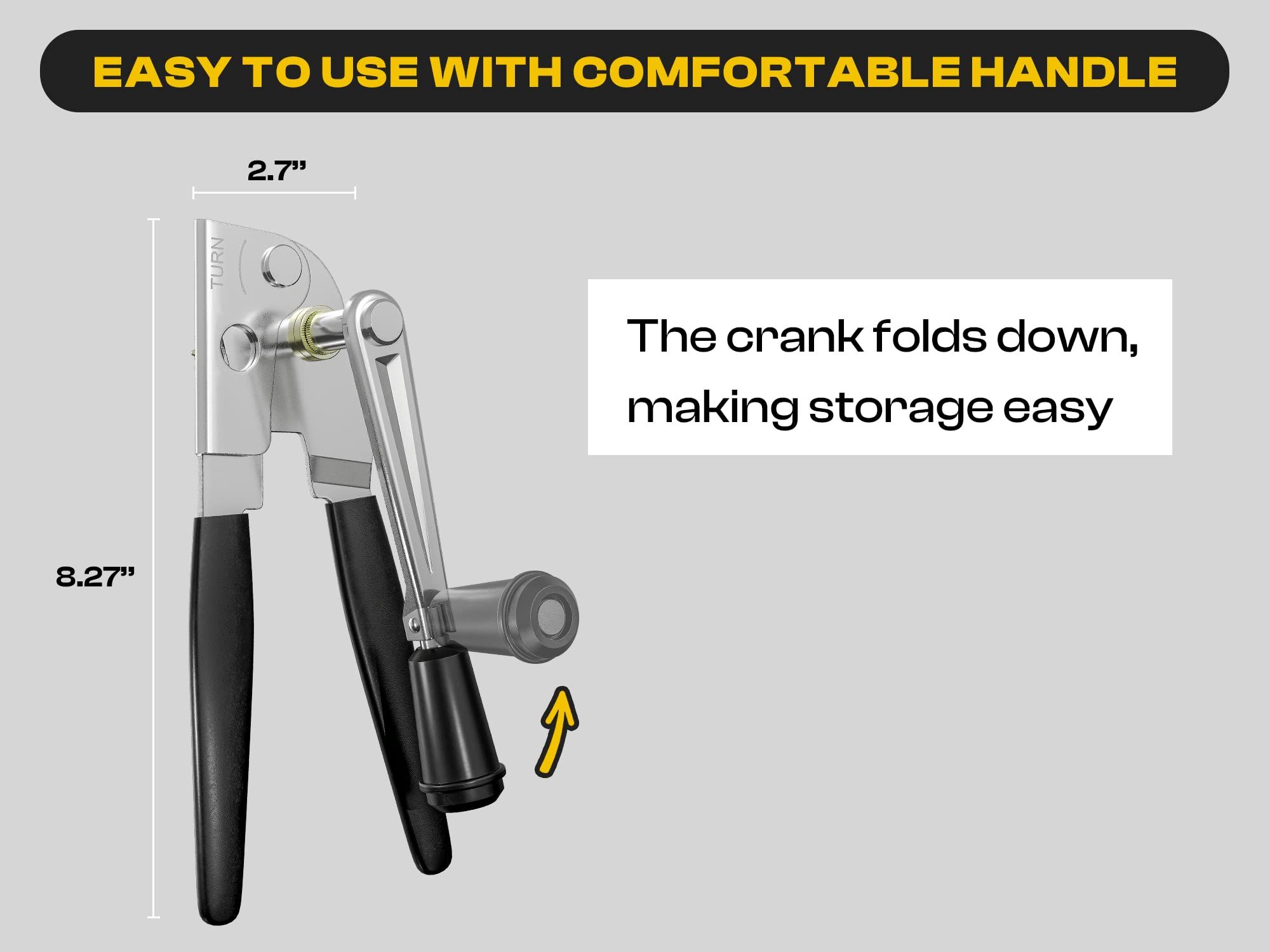 Ergonomic Design Easy Crank Can Opener view 2