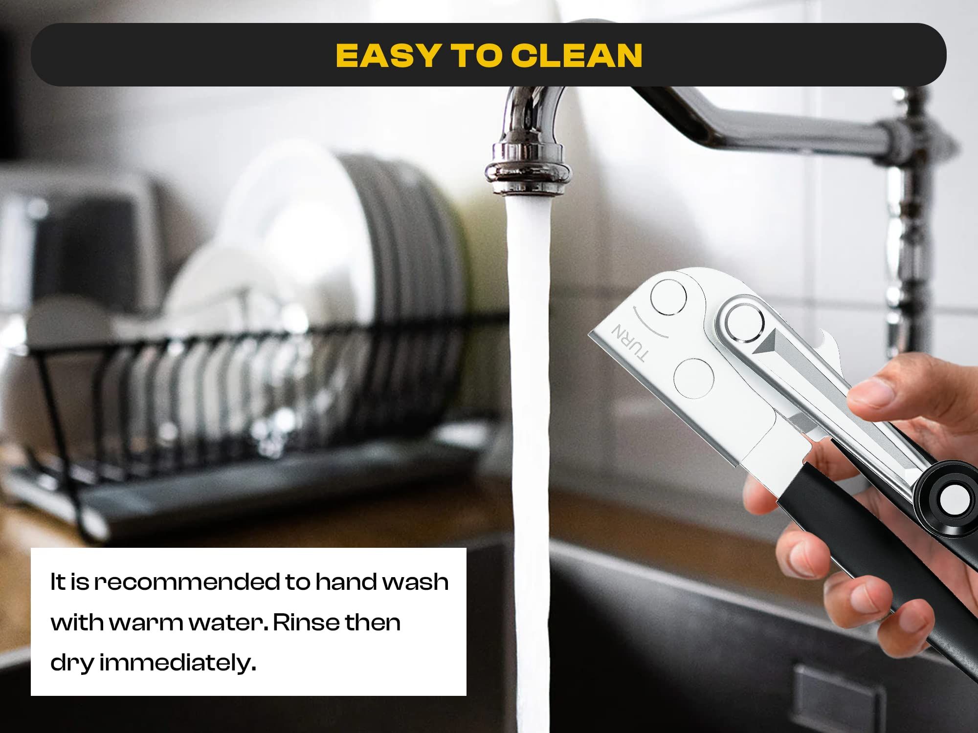 Ergonomic Design Easy Crank Can Opener view 3