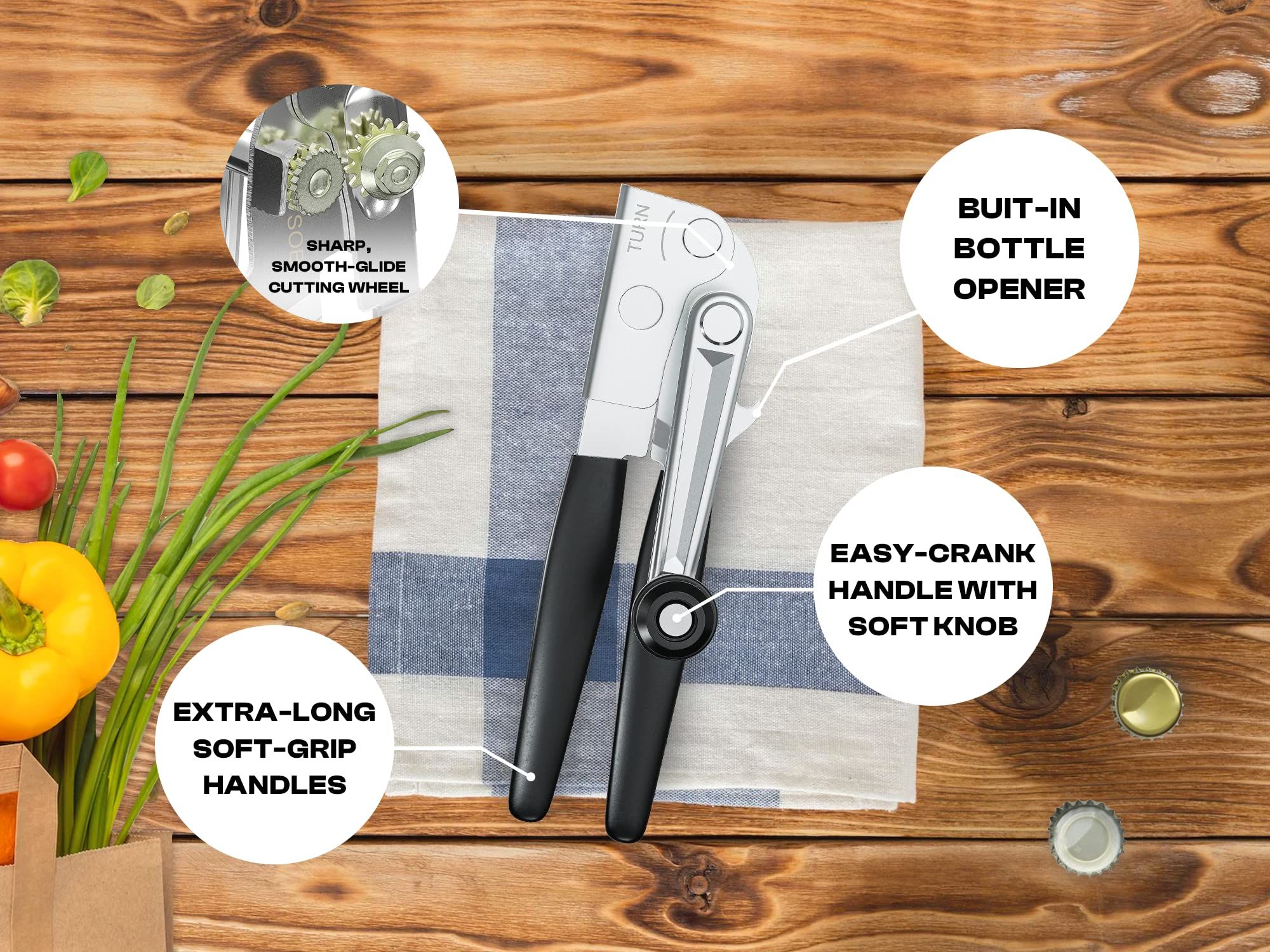 Ergonomic Design Easy Crank Can Opener view 4