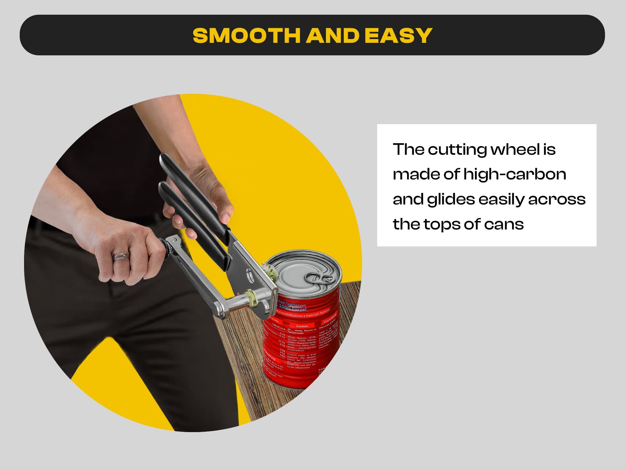 Ergonomic Design Easy Crank Can Opener view 5
