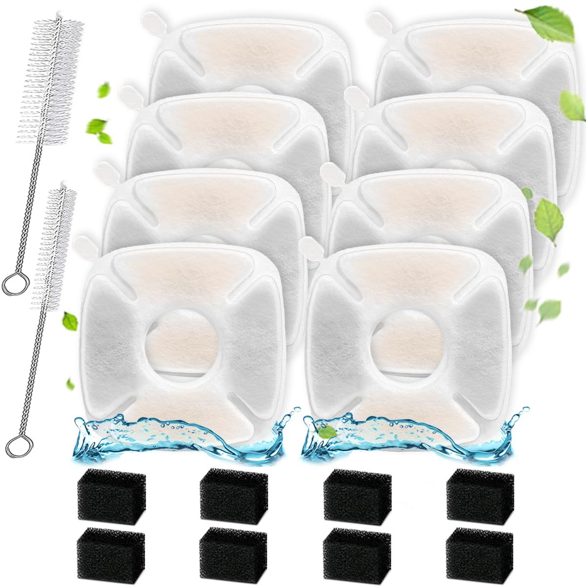 Fountain Replacement Filters Compatible with Automatic Dog Water Dispenser( — image 1