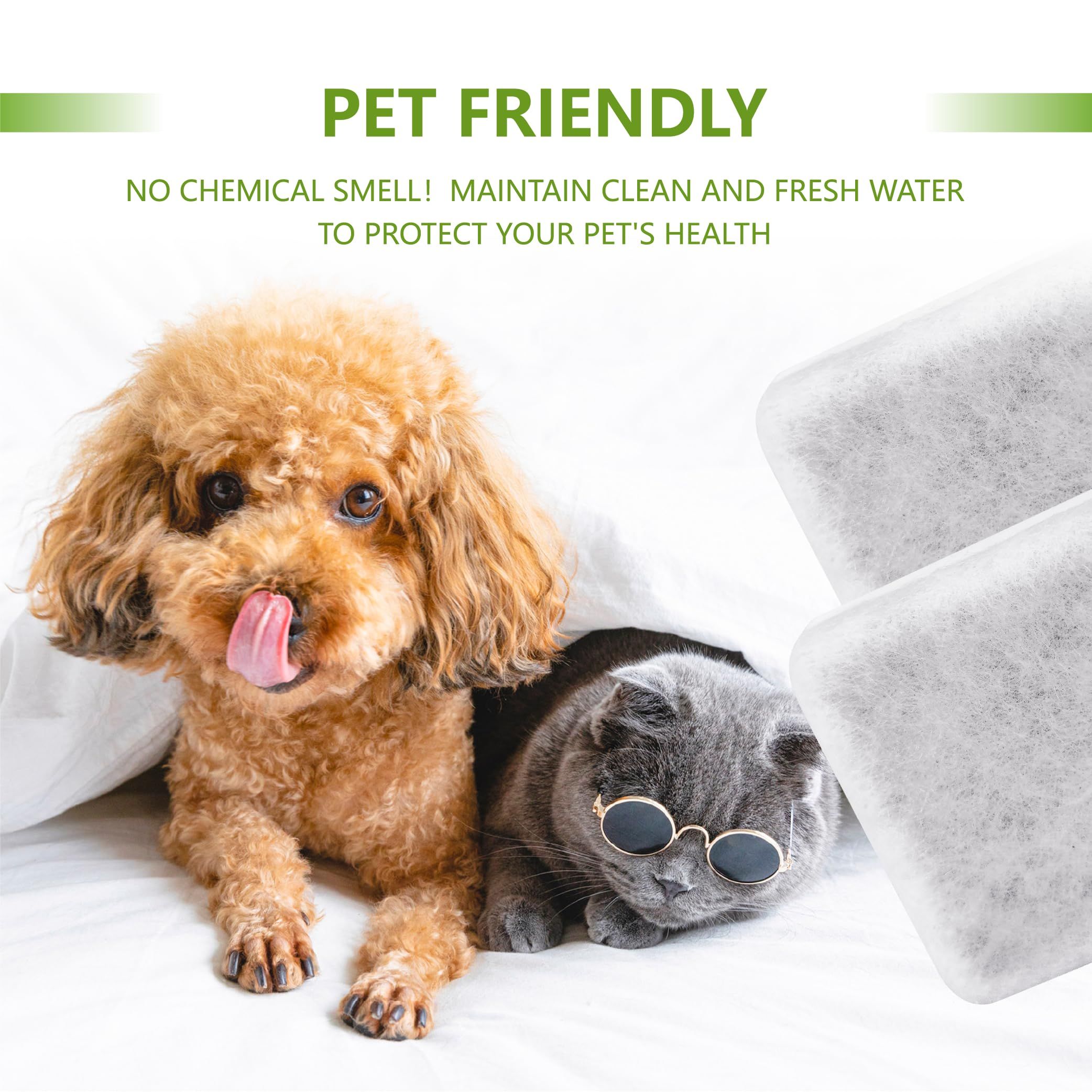 Fountain Charcoal Replacement Filters Compatible with Gravity Waterers view 3