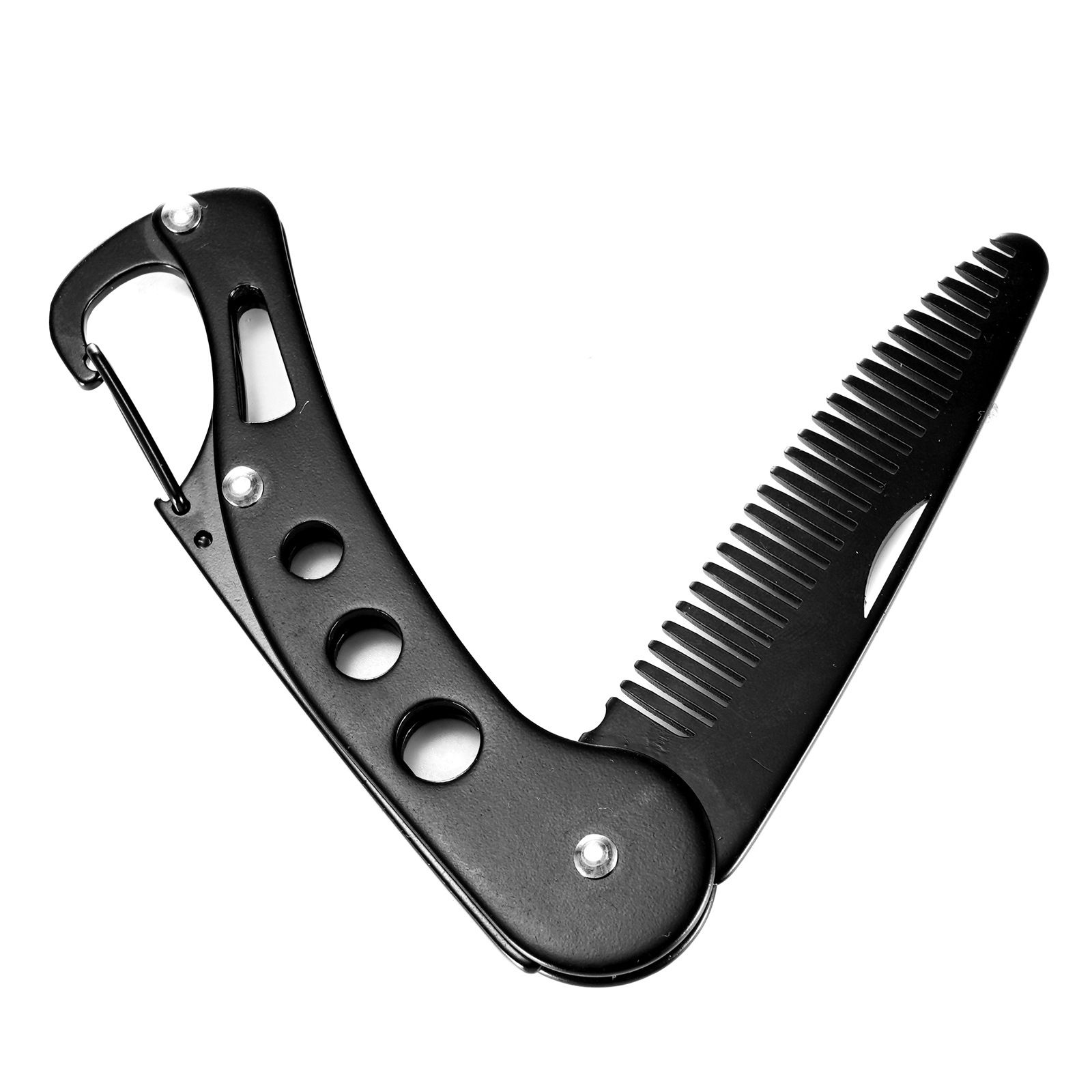 Folding Beard Comb, Folding Pocket Comb for Men,Styling Comb, Small Hair Comb view 2