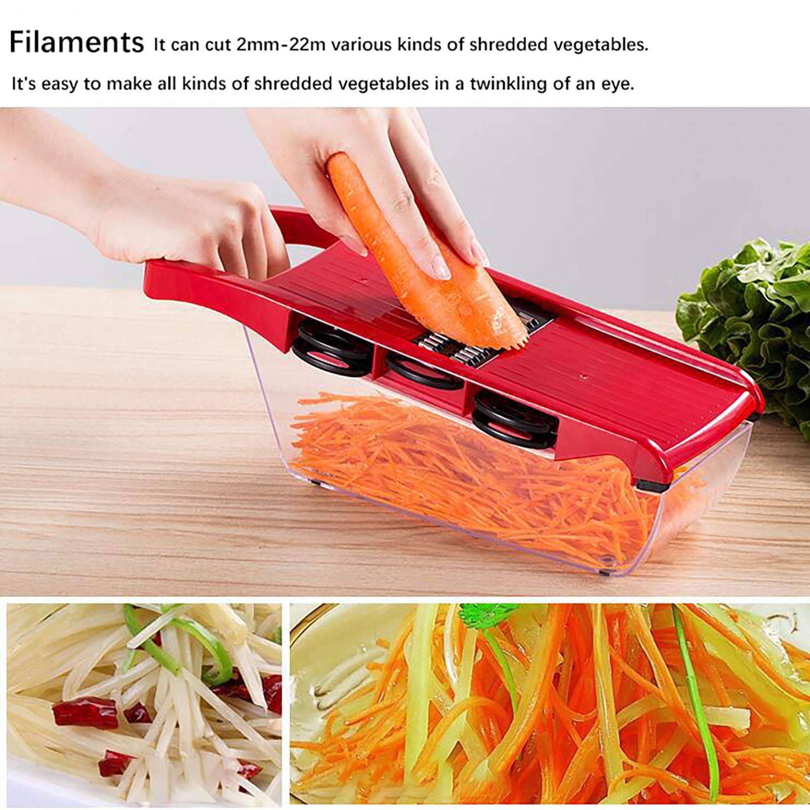 5 In 1 Veggie Salad Onion Chopper Vegetable Cutter Potato Cheese Slicer view 4