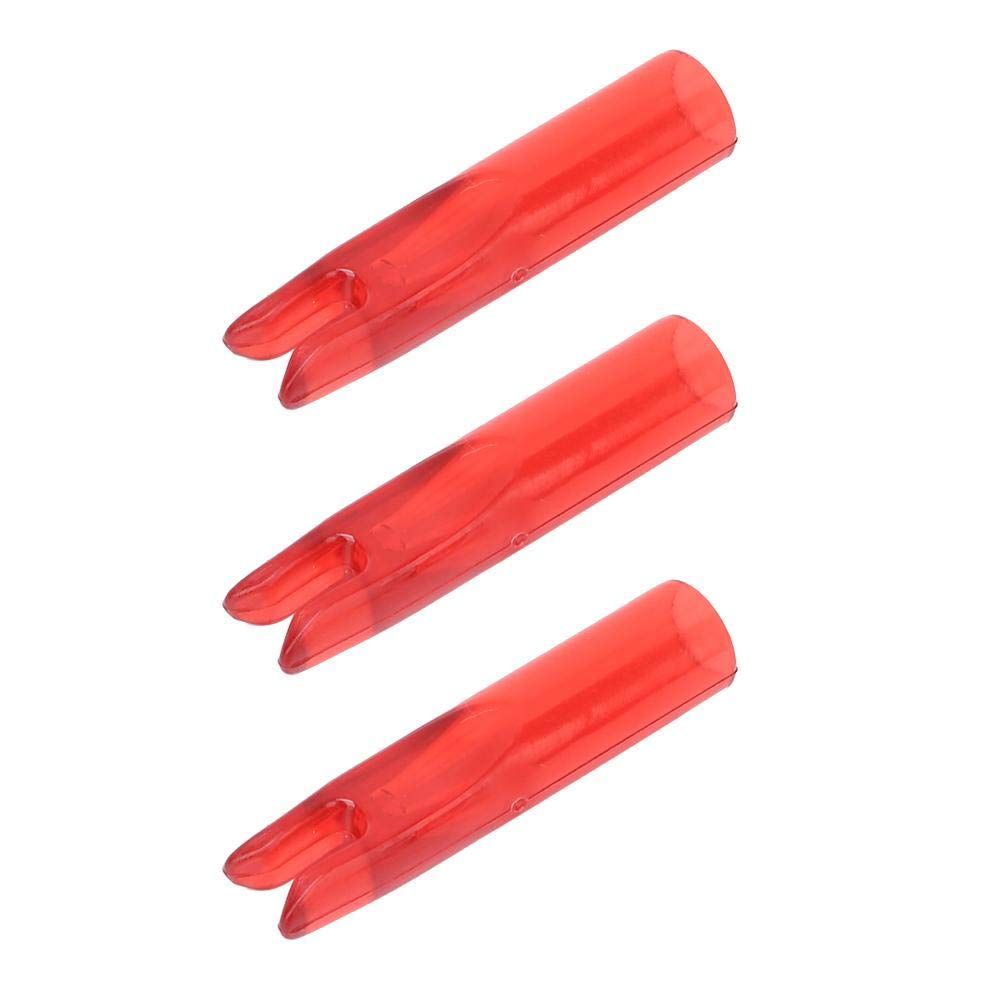 Archery Arrows Nocks for 6mm Shaftment Hunting Target Shooting 15Pcs Red view 4