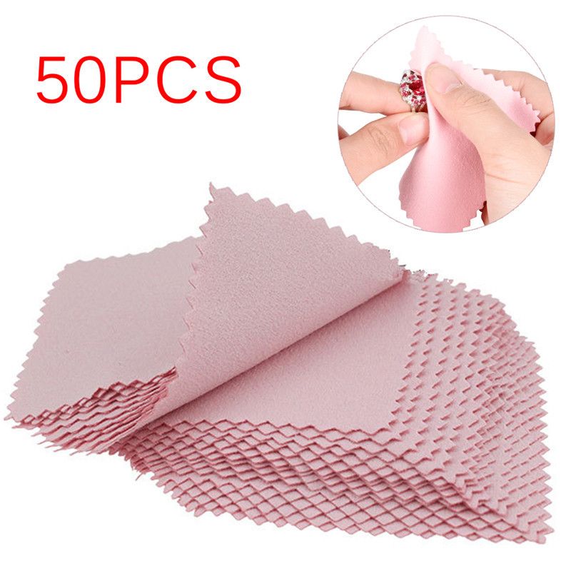 50 Pcs Jewelry Polishing Cloth view 2