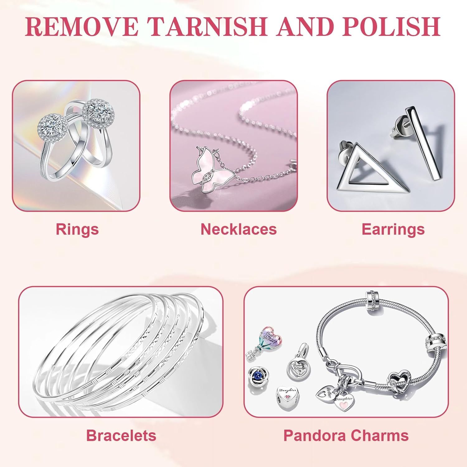 50 Pcs Jewelry Polishing Cloth view 4