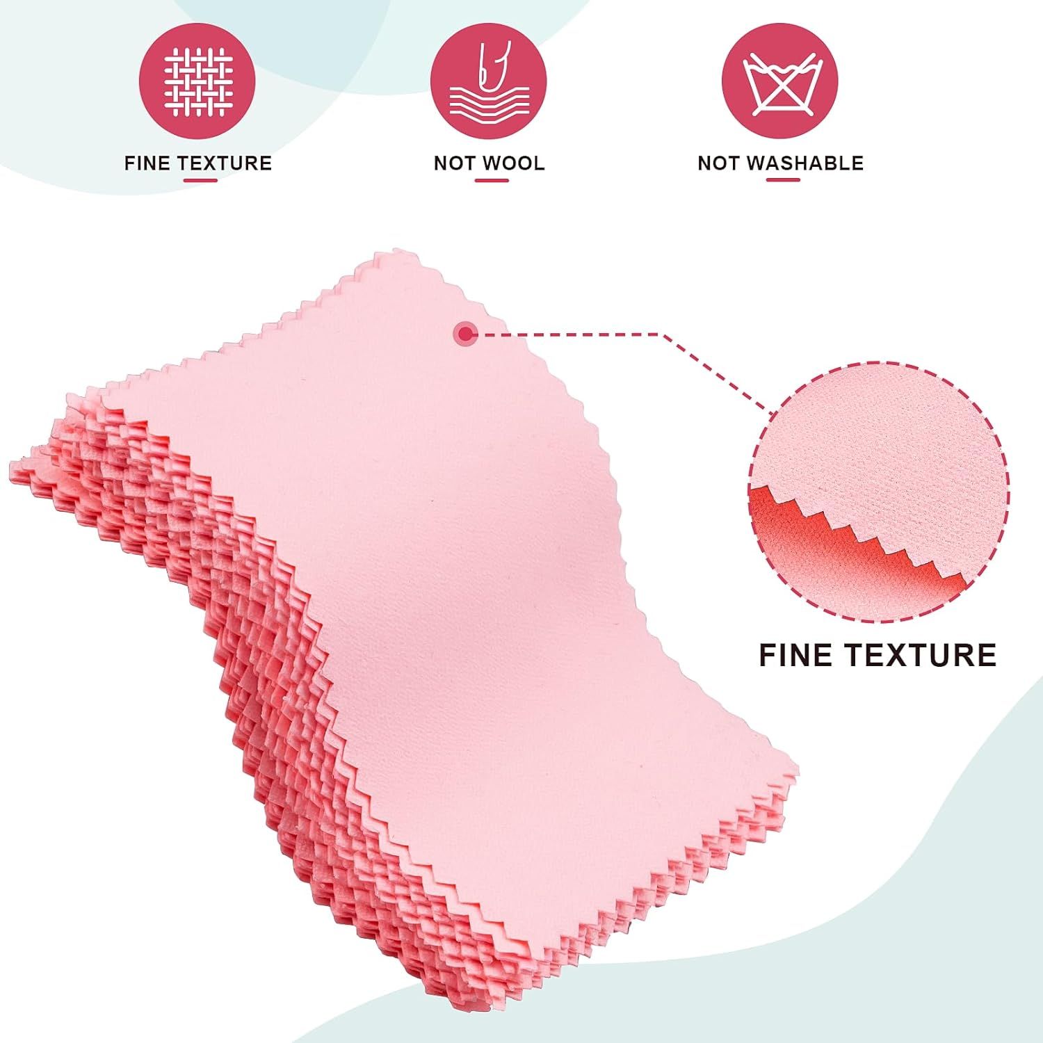 50 Pcs Jewelry Polishing Cloth view 5