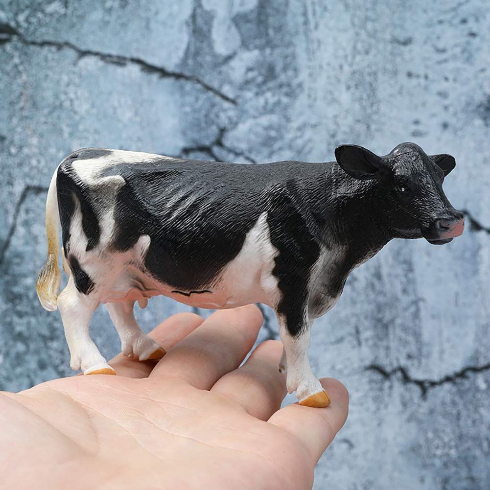 4 Pcs Realistic Farm Cow Animals Model Figure Toy Set view 5