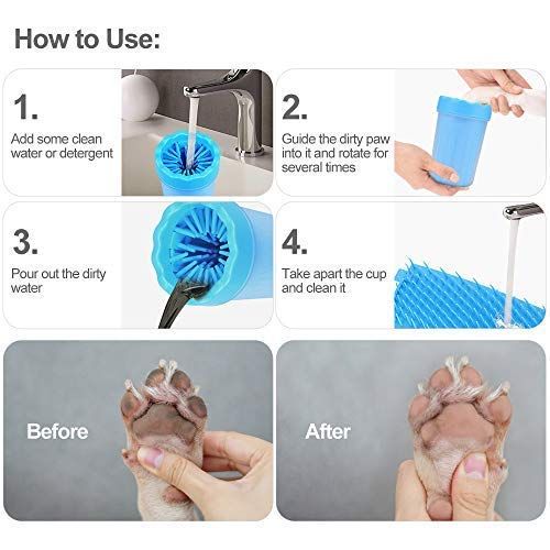 Paw cleaner for dogs, Puppy paw cleaner cup, Foot cleaner dog,Dog paw cleaner view 4