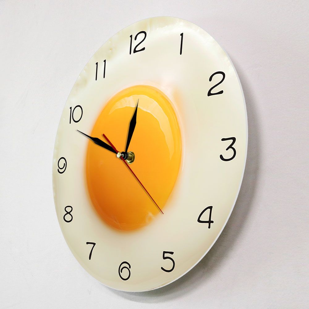 Fried Egg Round Wall Clock view 5
