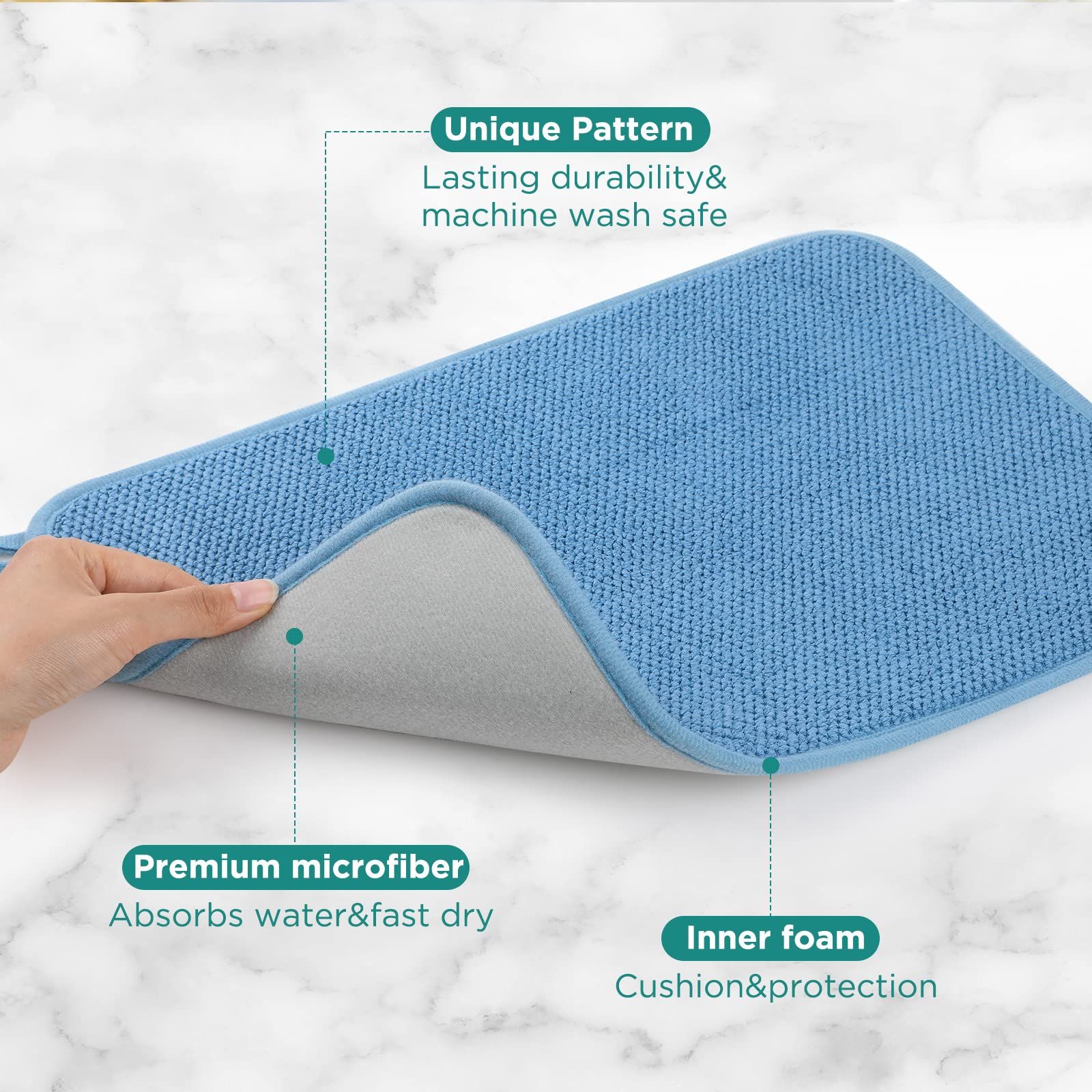 Microfiber Dish Drying Mat view 3