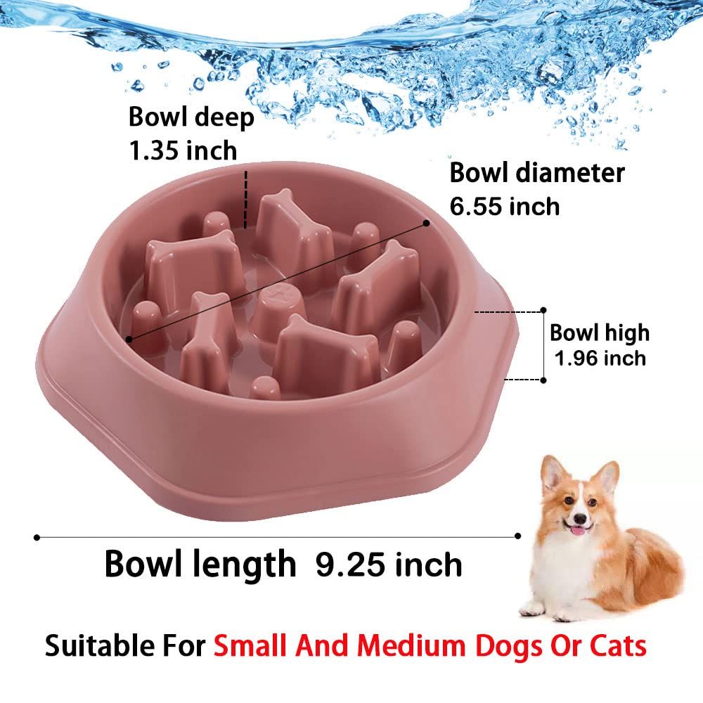 Eating Interactive Fun Alternative Non Slip Dog Slow Food Feeding Pet Bowl view 2