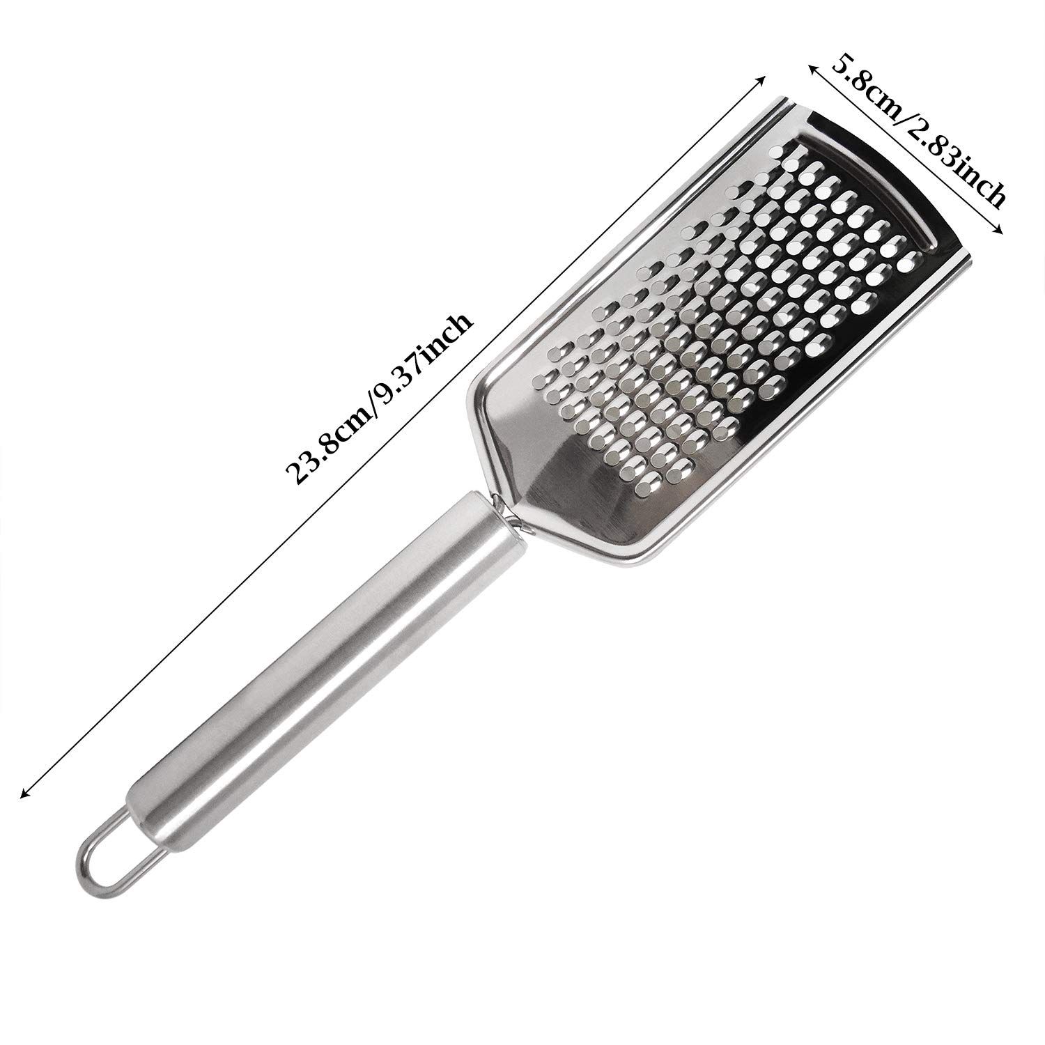 1 PCS Stainless Steel Cheese Grater Lemon Zester with Handle for Vegetables view 2
