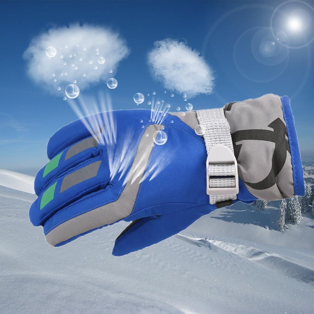 Unisex Boys Girls ð–aterproof Ski & Snow Gloves view 3