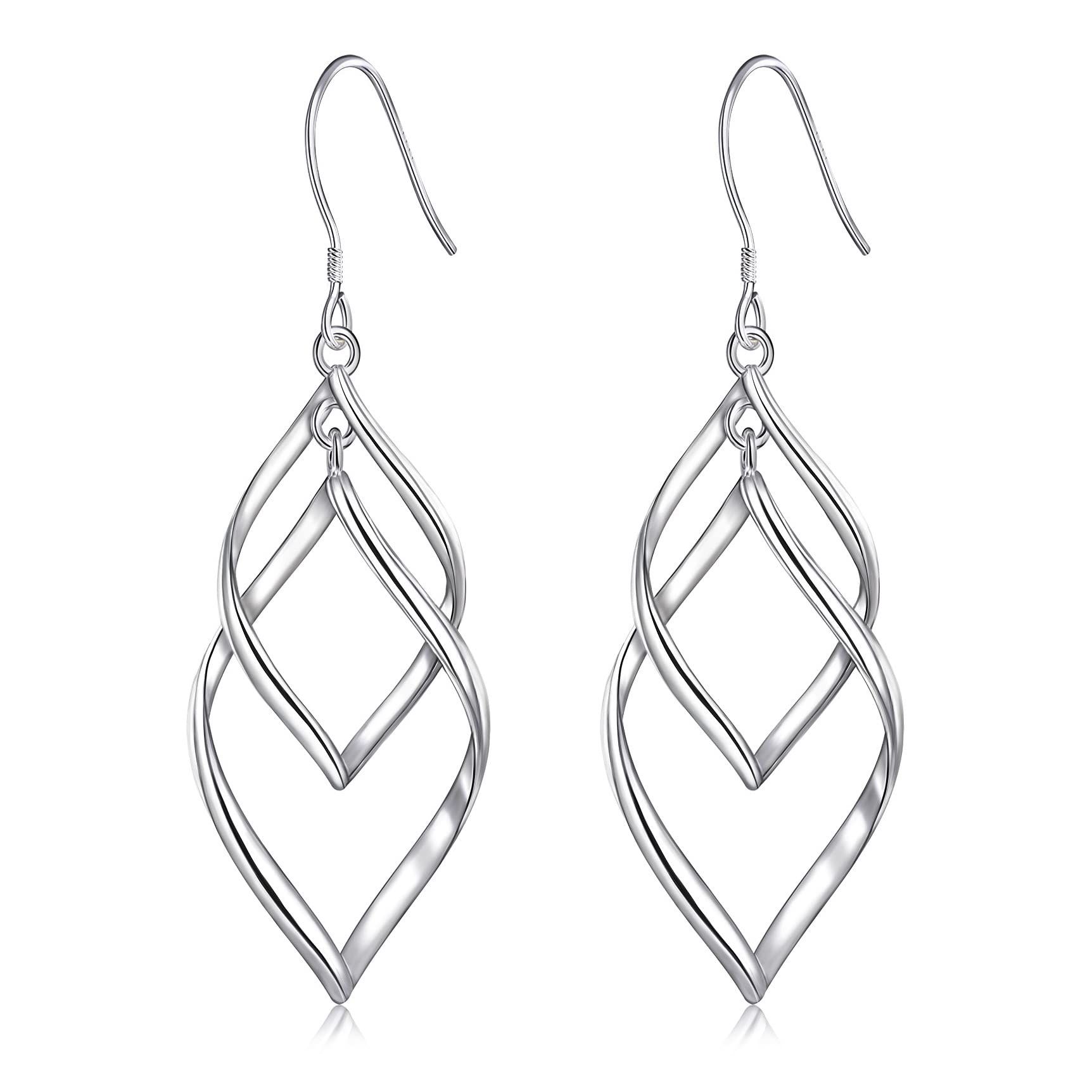 Sterling Silver Dangle Earrings for Women