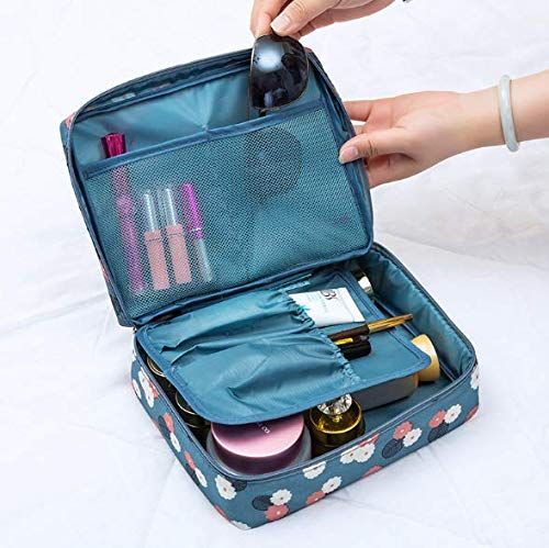 Travel Makeup Cosmetic Bag，Multifunction Washing Cosmetic Bag Portable Makeup view 2