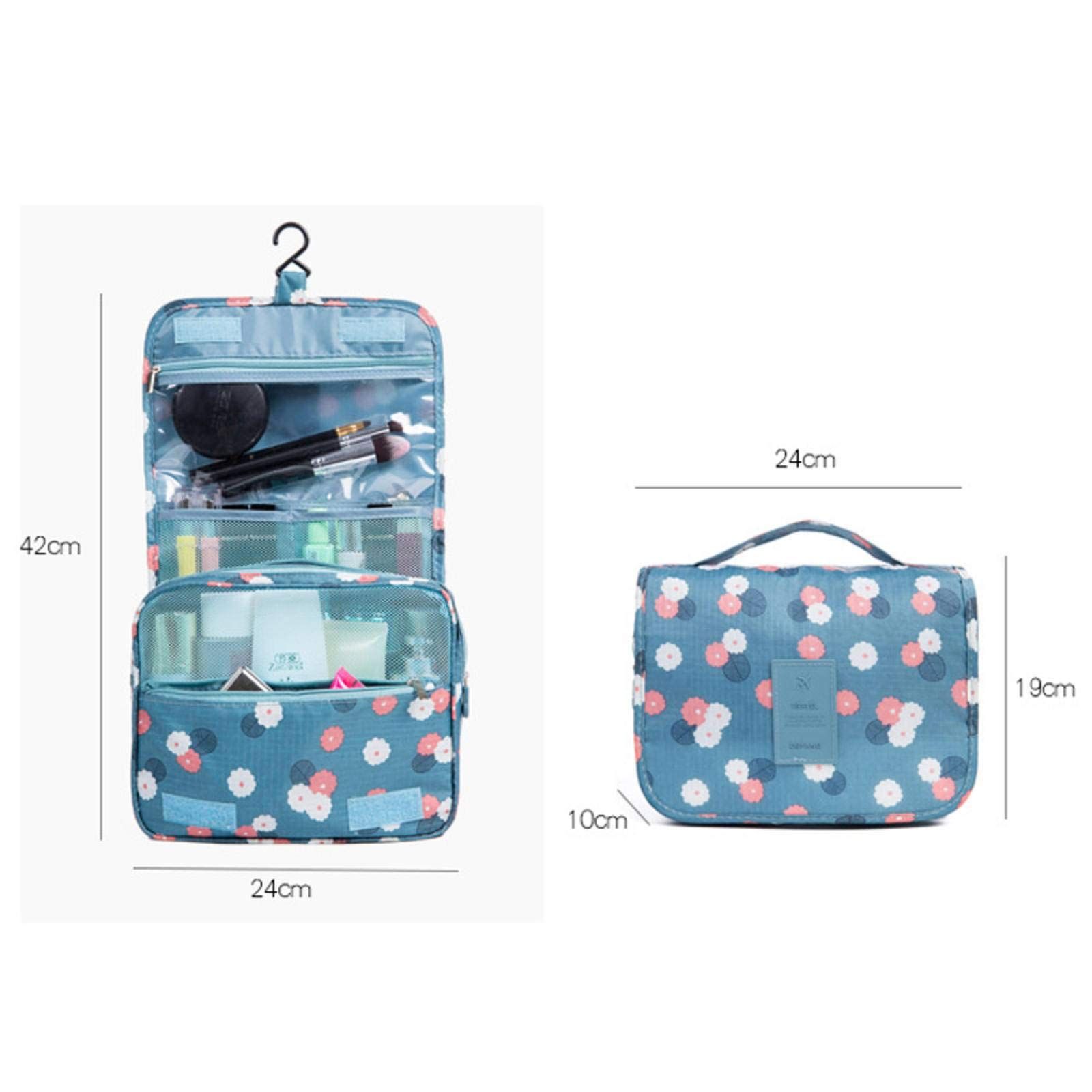Travel Makeup Cosmetic Bag，Multifunction Washing Cosmetic Bag Portable Makeup view 3