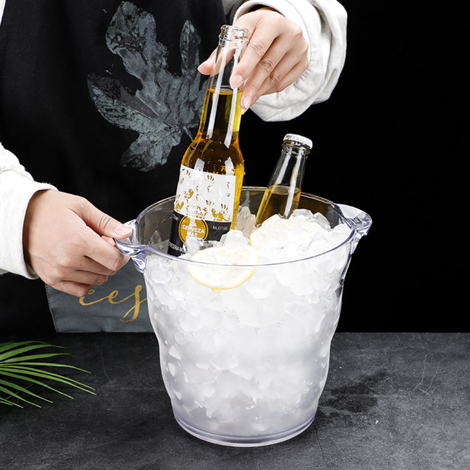 4 Liter Plastic Champagne Bucket Chiller view 4