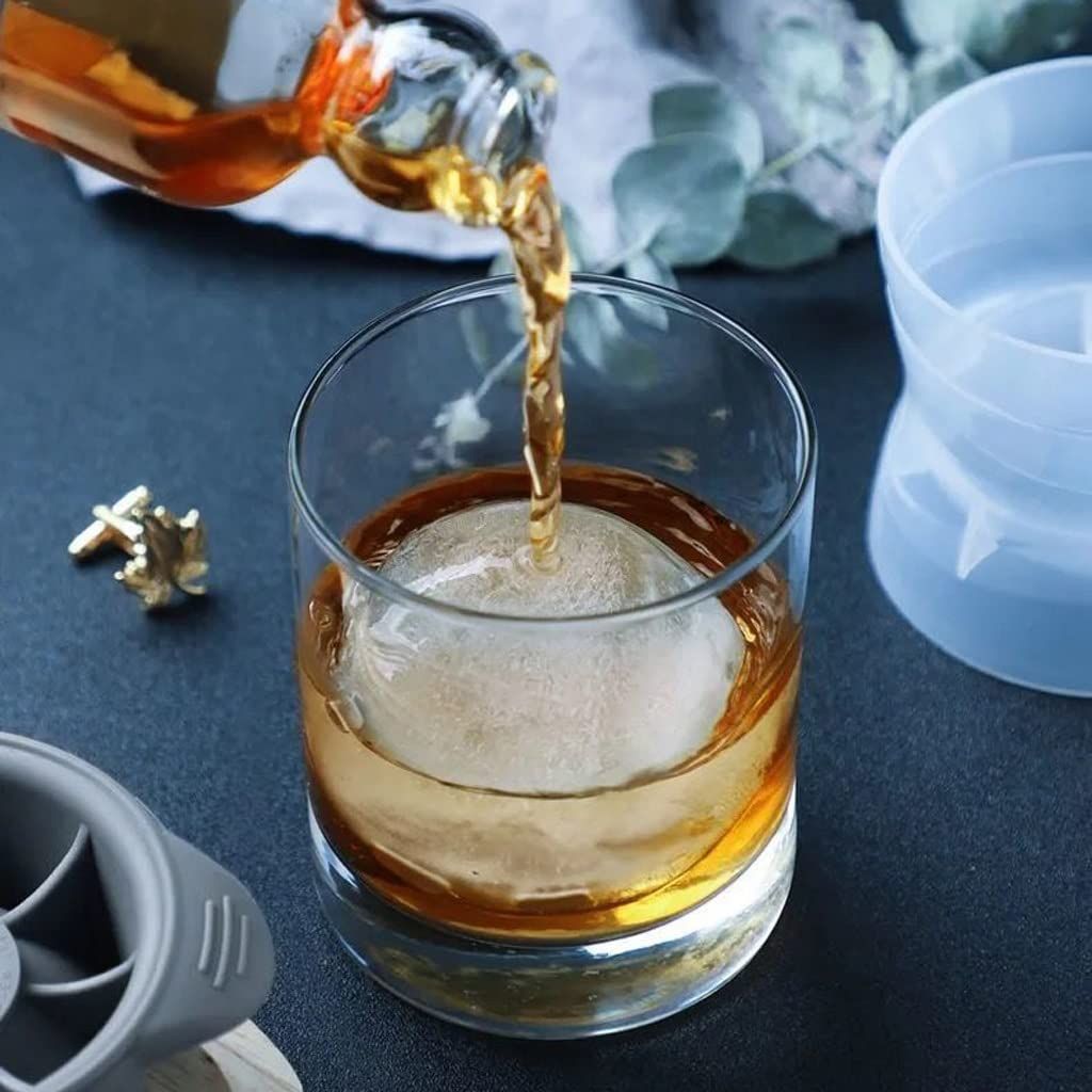 Ball Ice Maker Mold Whiskey Frozen Round Ice Cube Spherical Ice Tray Ice Mold view 2