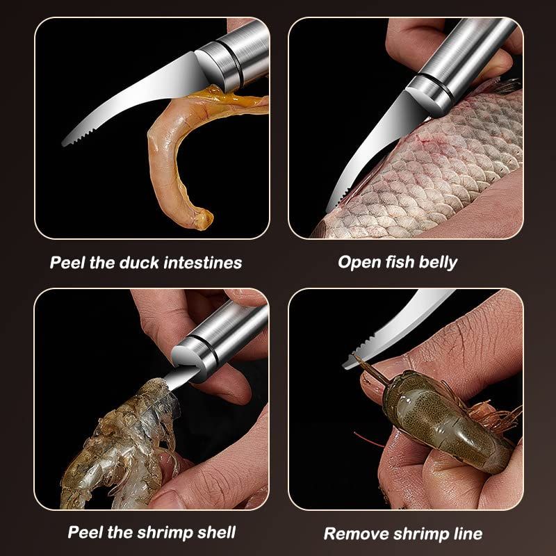 New Multifunctional Shrimp Line Fish Maw Knife view 3
