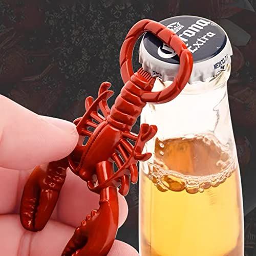 Bottle Opener Stainless Steel Beer Bottle Opener Retro Crayfish Shaped Soda view 2