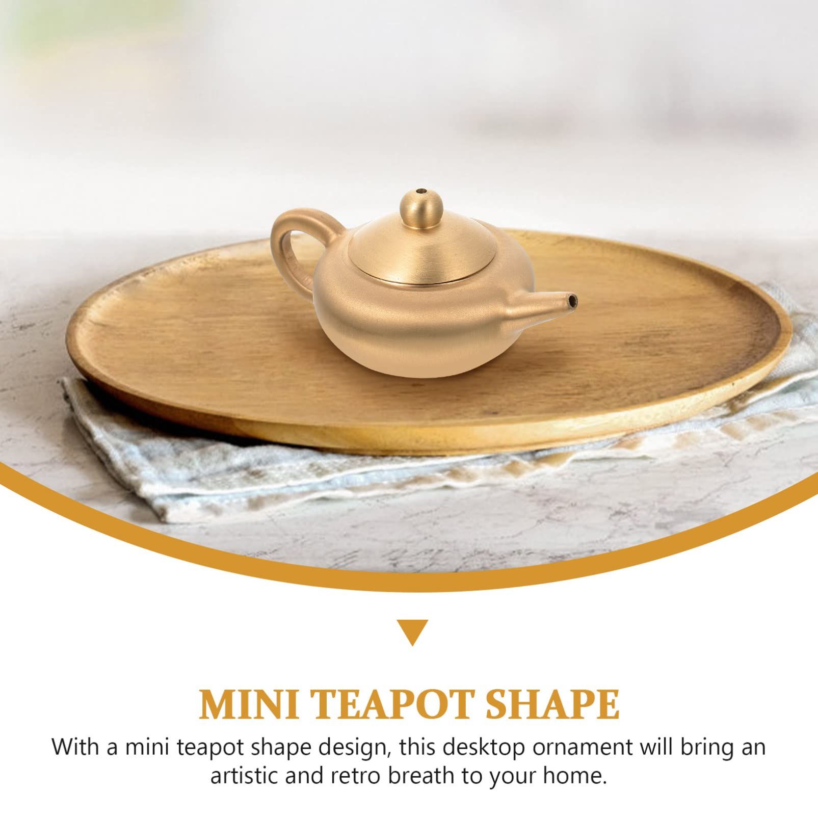 Teapot Automotivearts Crafts Miniture Decoration Office Teapot Decor Desktop view 2