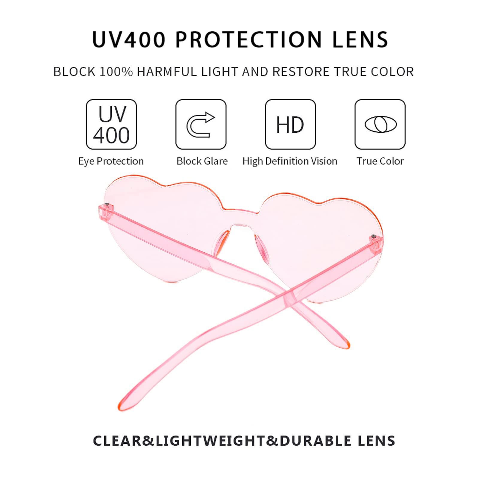 Heart Sunglasses for Women Baby Girl view 3
