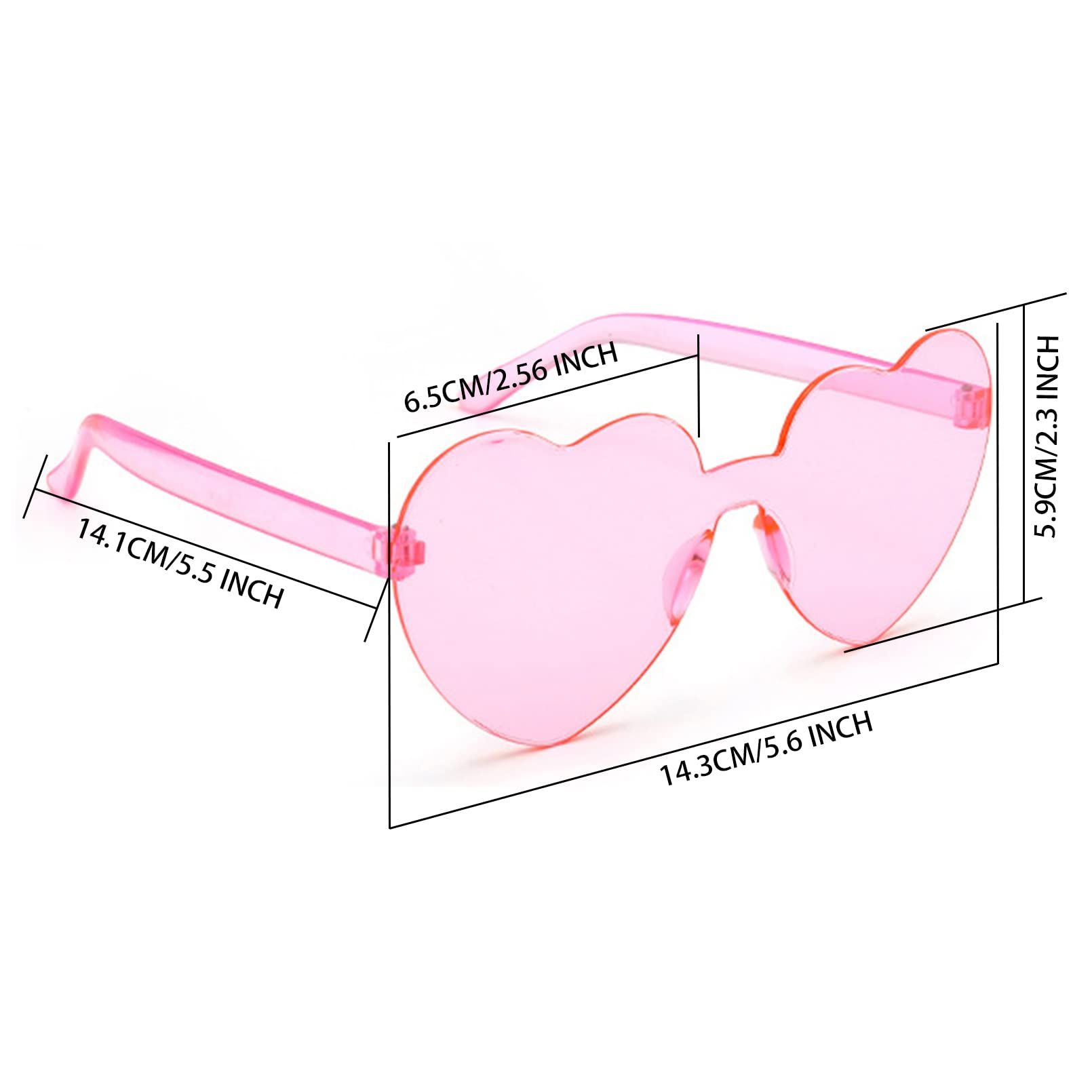 Heart Sunglasses for Women Baby Girl view 5