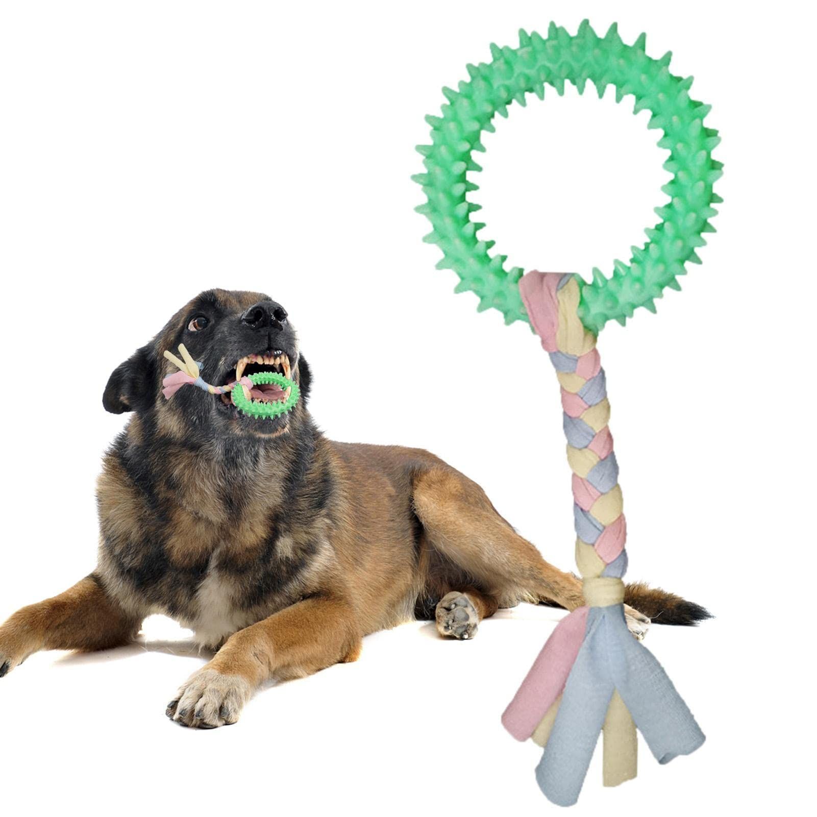 Chewable Dog Toys | Round Shape Chewable Pets Chew Toys with Good Elasticity view 5
