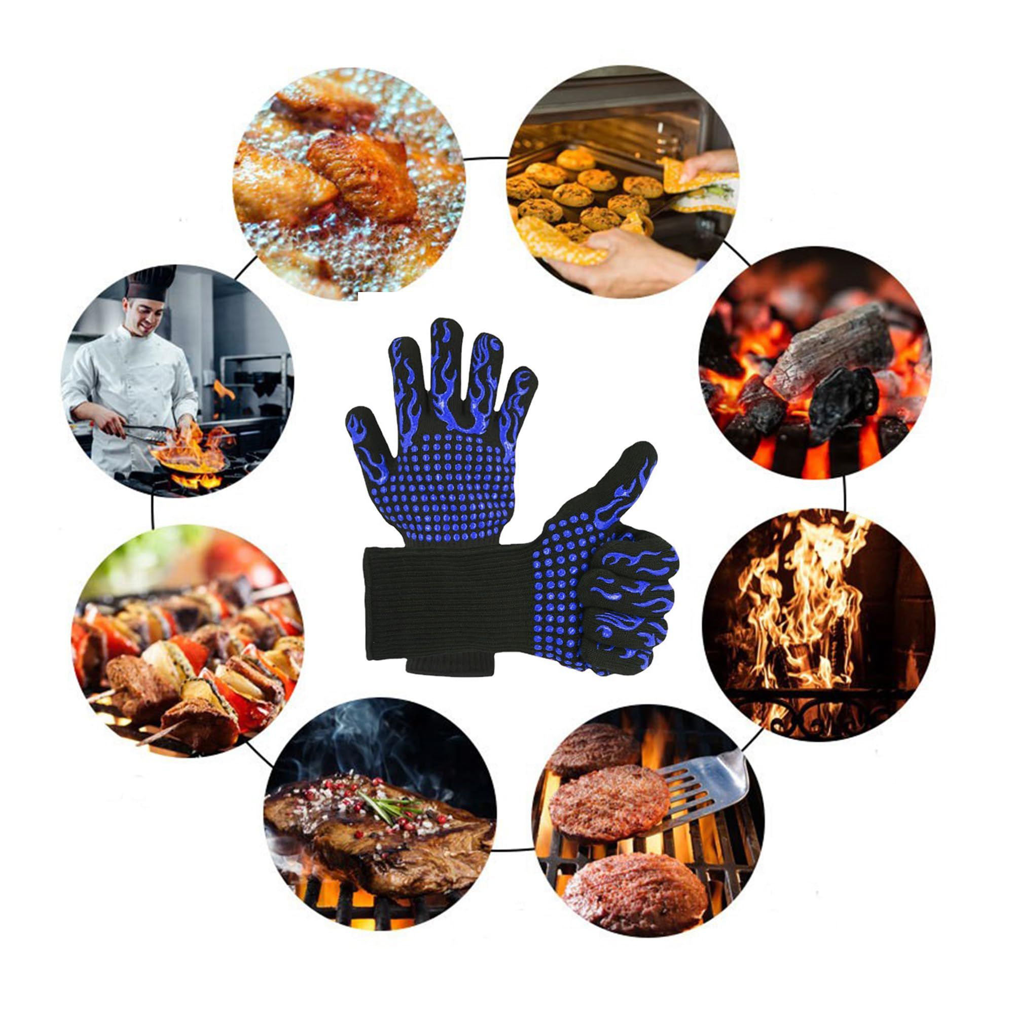 Silicone Non-Slip Oven Gloves view 5