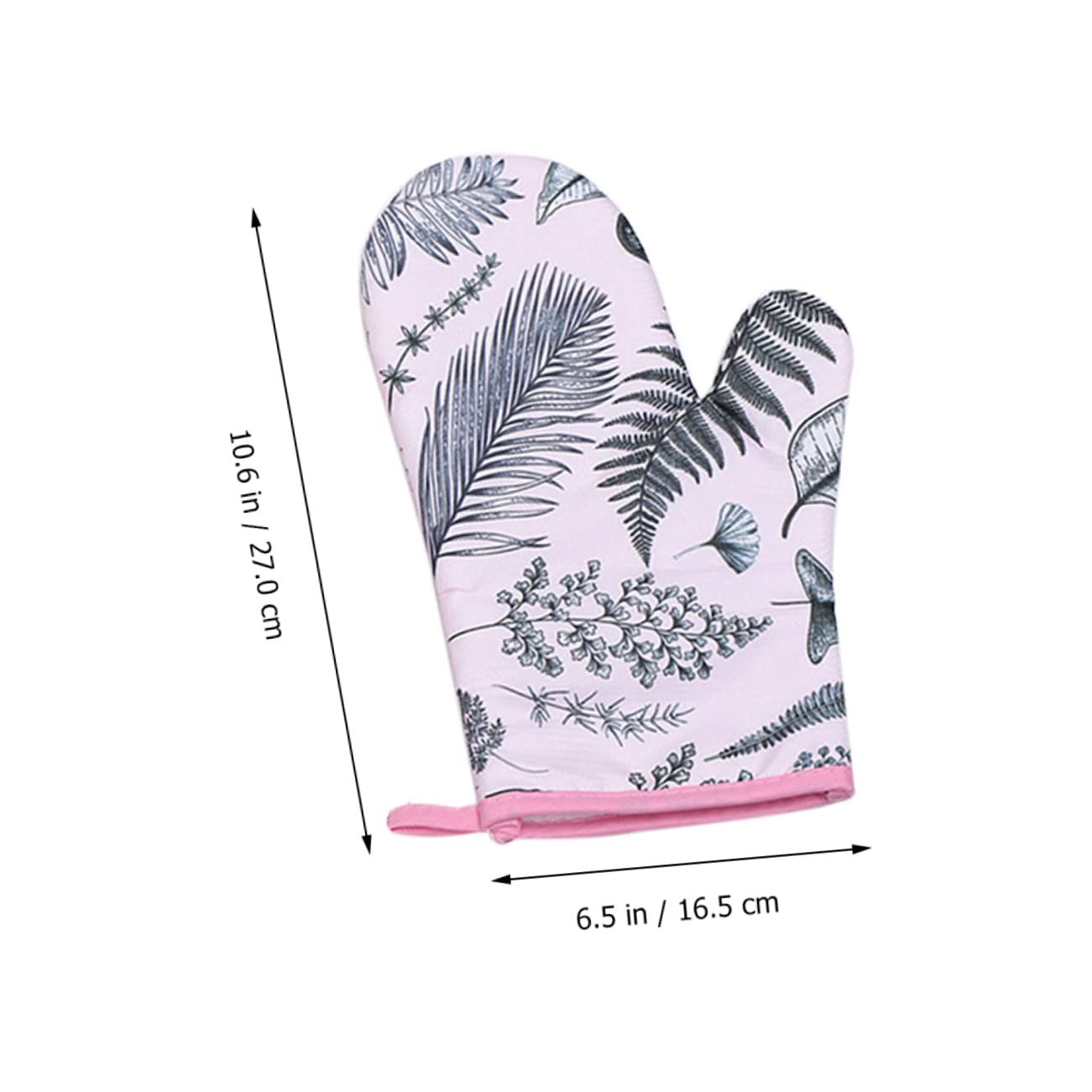2pcs Printed Oven Gloves BBQ Gloves Oven Grill Glove Fireplace Gloves Grilling view 5