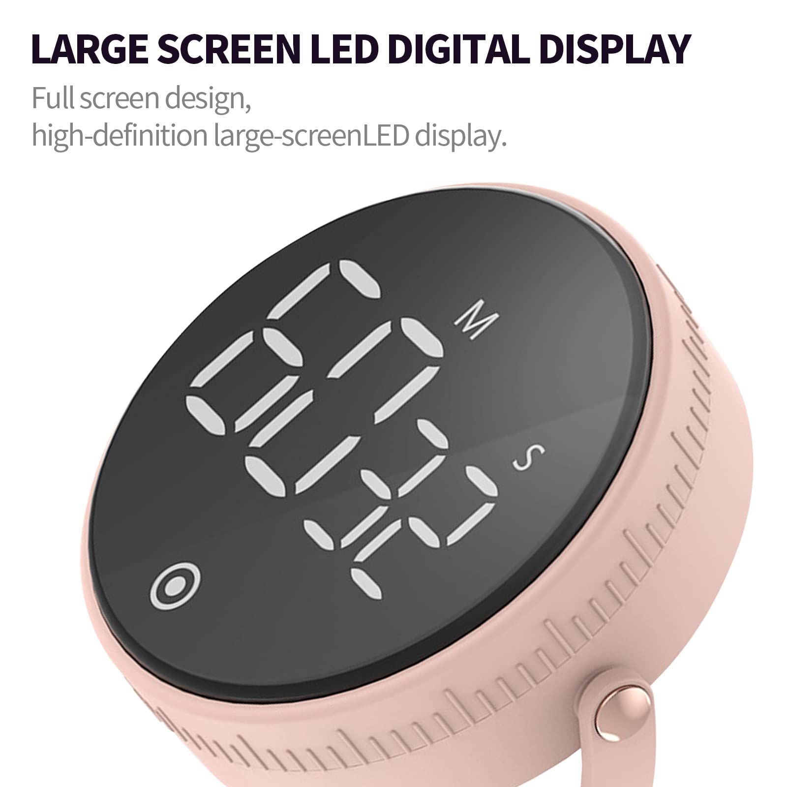 Digital Kitchen Timer - Magnetic with Large LED Display view 2