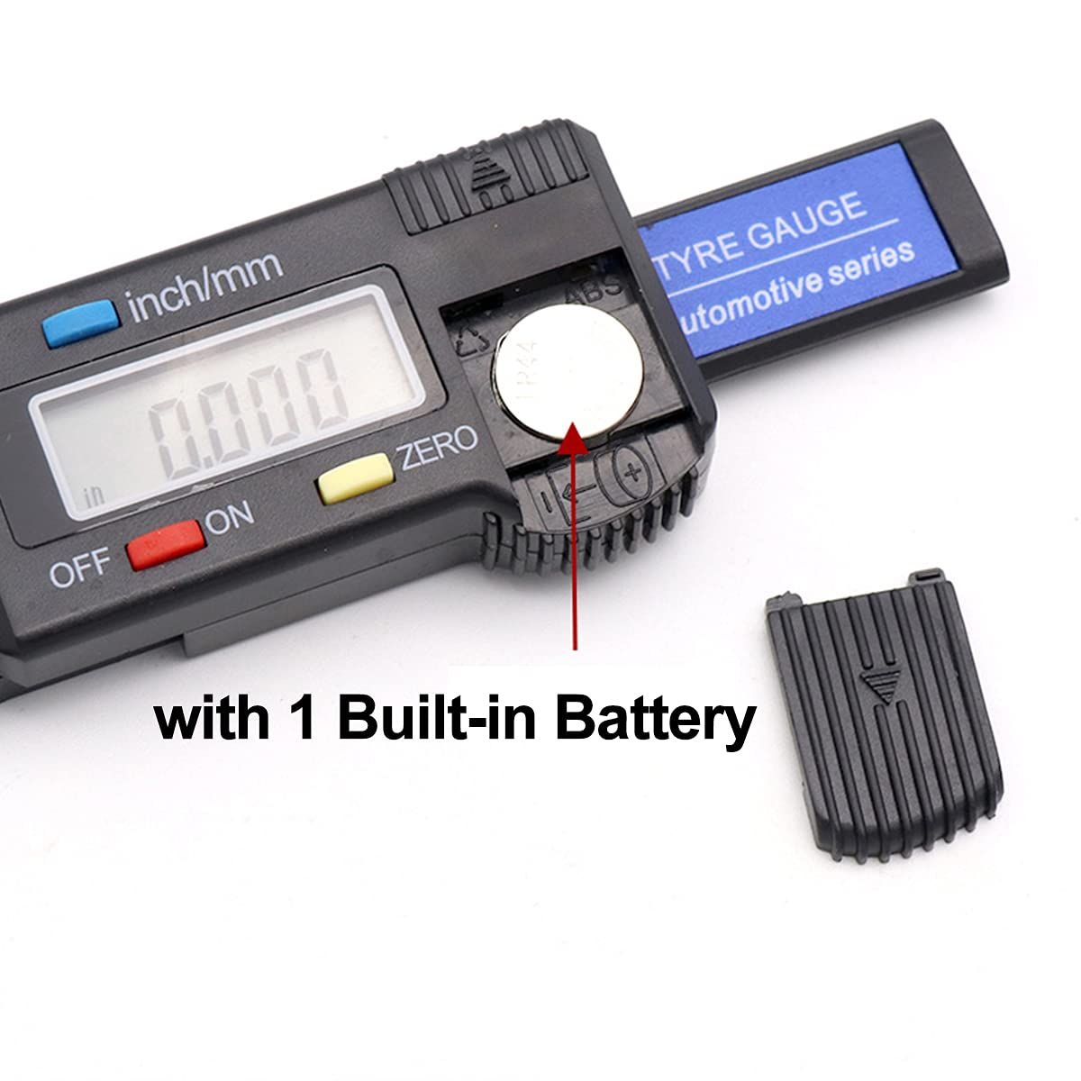 Tire Tread Depth Gauge, Digital Tire Tread Depth Gauge LCD with Inch and MM view 5