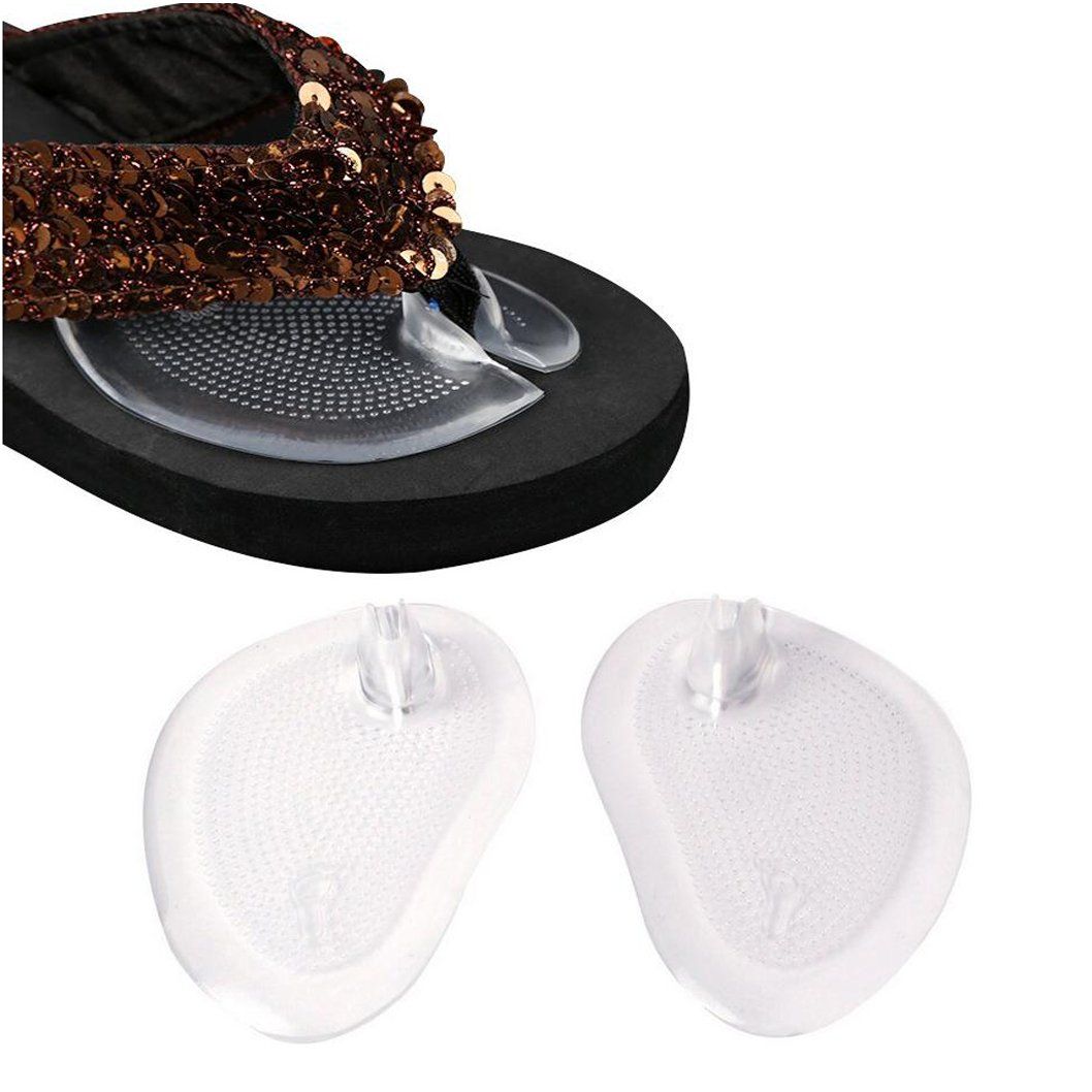 Silicone Gel Sandal Thong Protectors Toe Guards Cushion Non-Slip Forefoot Pads