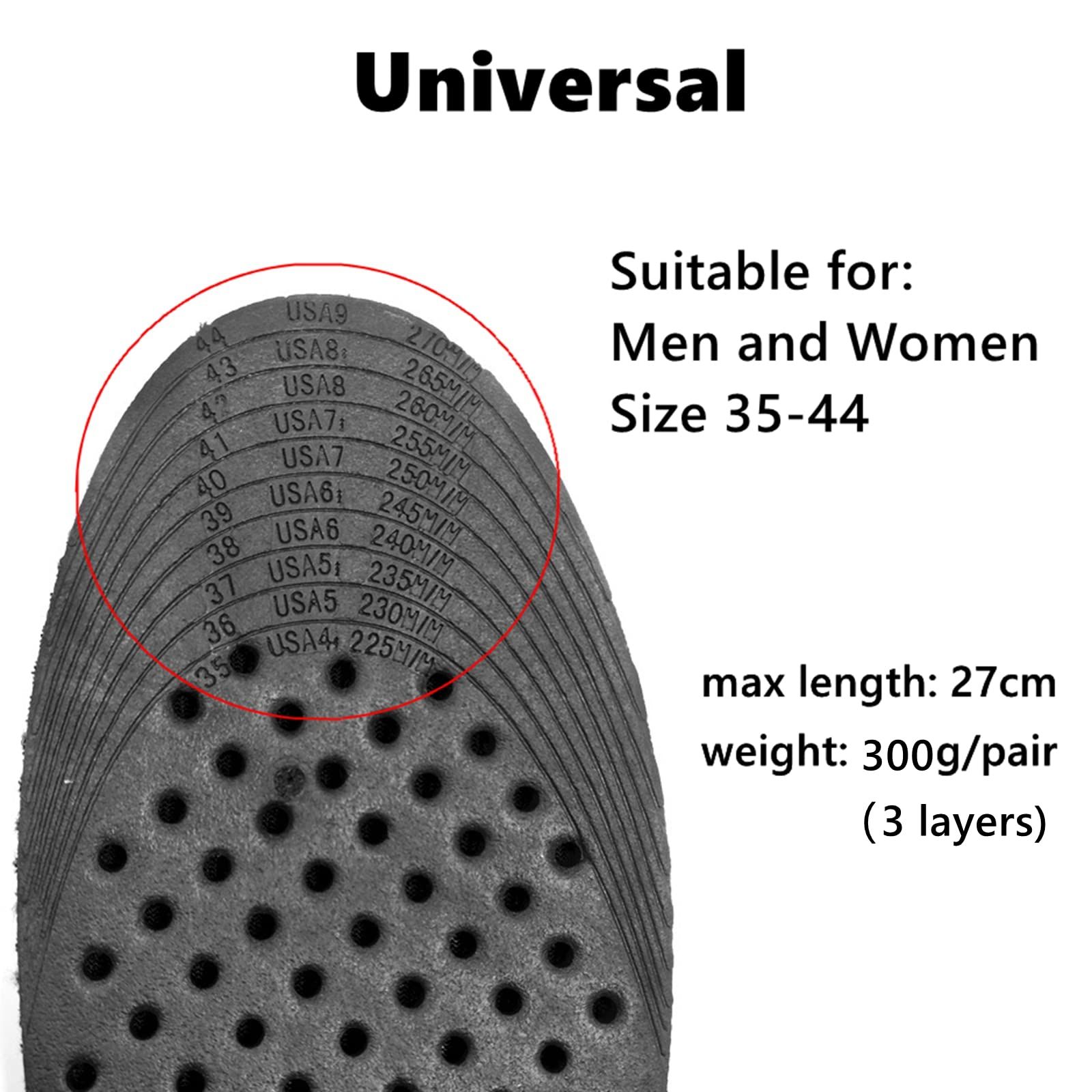 Height Increase Insoles 3 Layers view 5