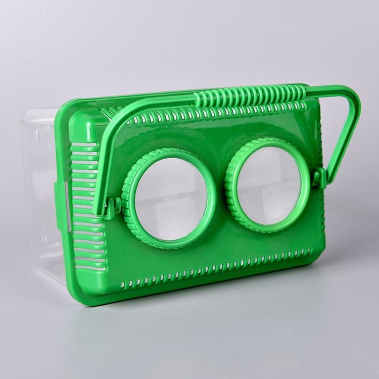 Kit for Kids,Educational Viewer Container with Tweezers Built in Double 5X